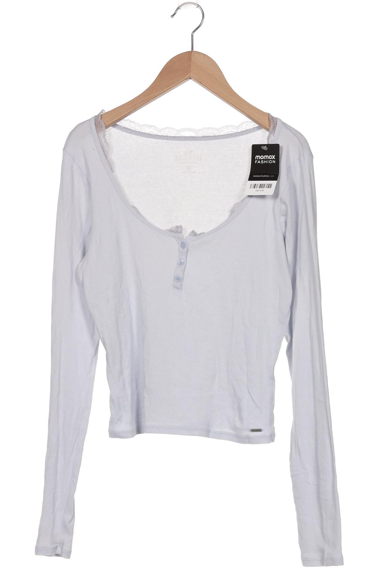 

Hollister Damen Langarmshirt, hellblau, Gr. 38