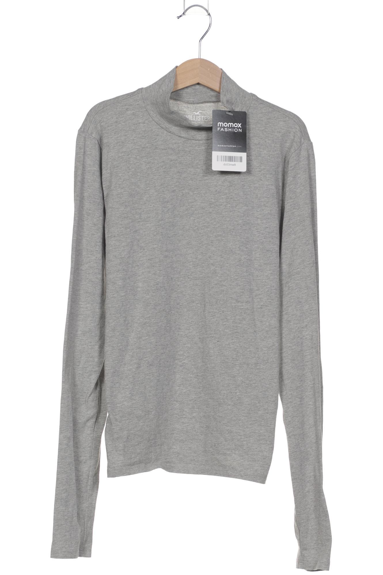 

Hollister Damen Langarmshirt, grau, Gr. 38