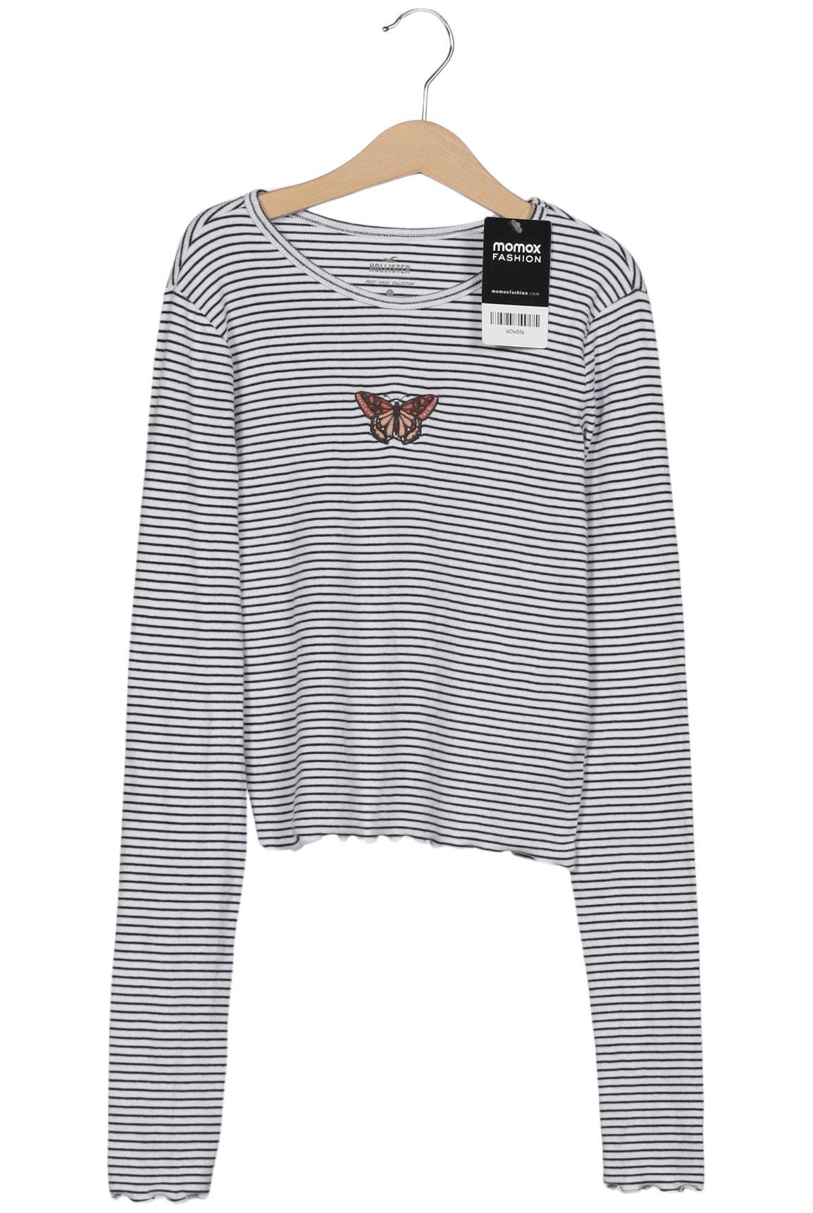 

Hollister Damen Langarmshirt, grau, Gr. 36