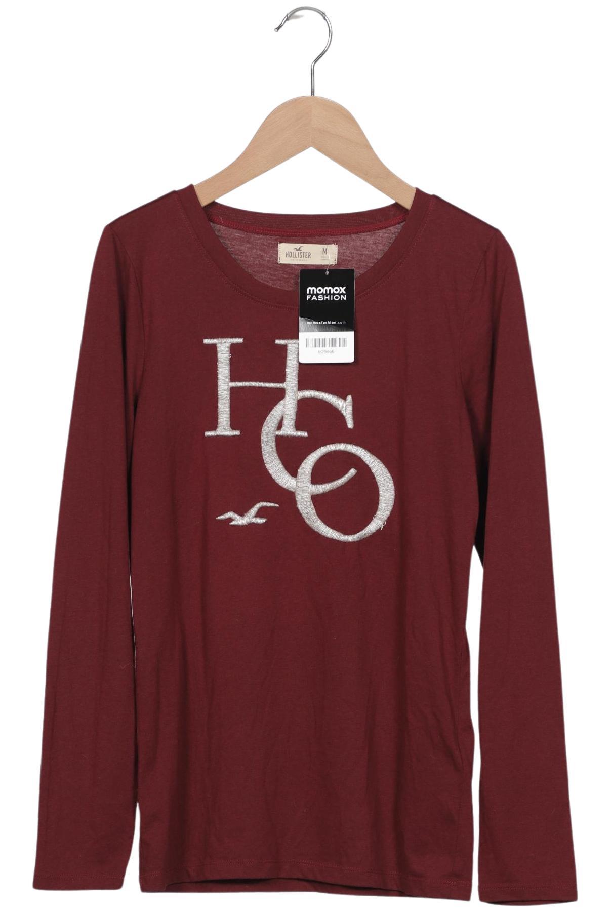 

Hollister Damen Langarmshirt, bordeaux, Gr. 38