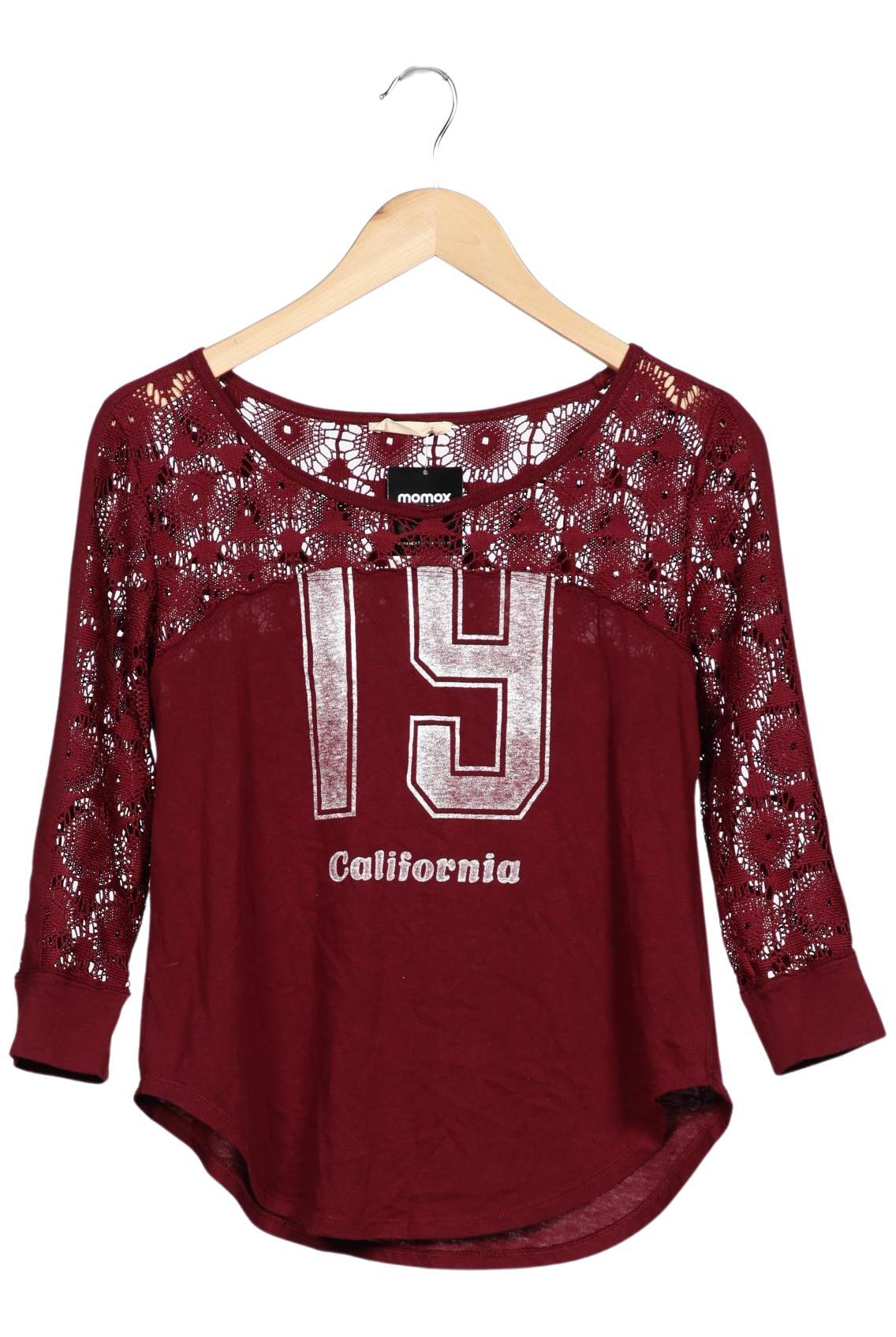 

Hollister Damen Langarmshirt, rot, Gr. 36