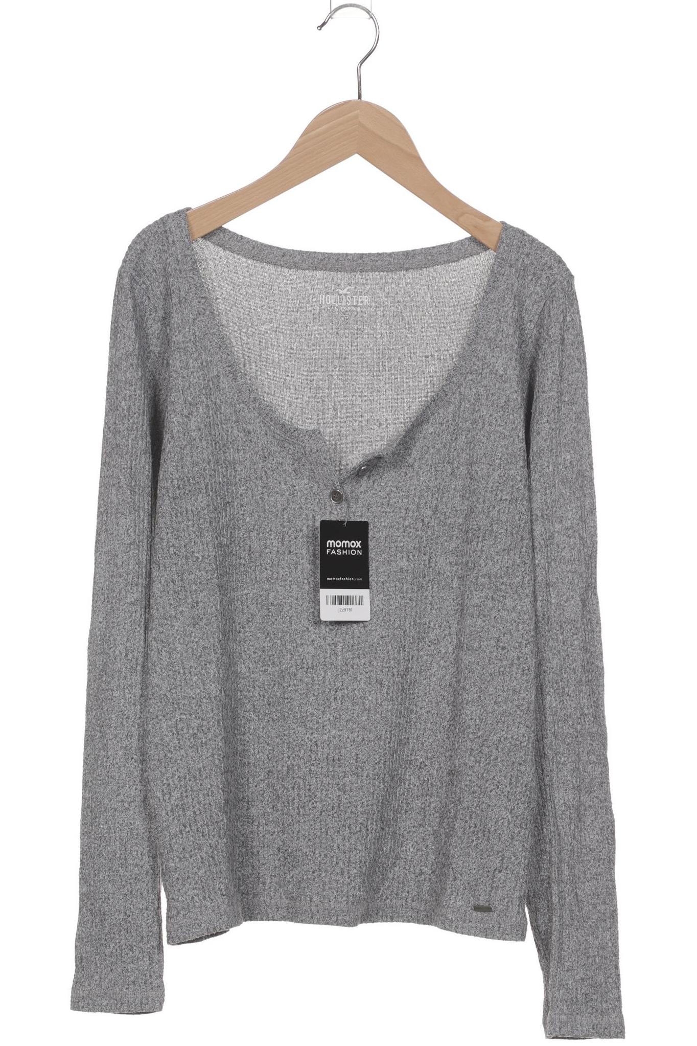

Hollister Damen Langarmshirt, grau, Gr. 44