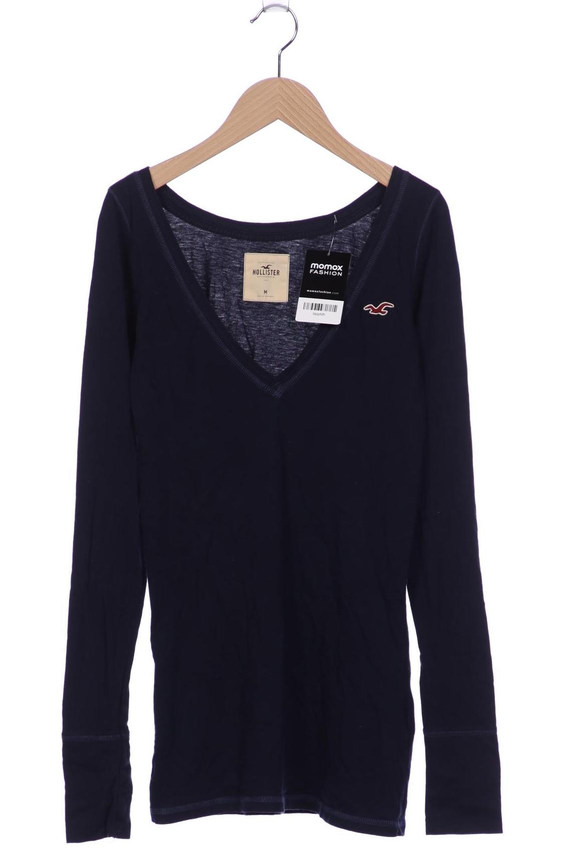 

Hollister Damen Langarmshirt, marineblau, Gr. 38