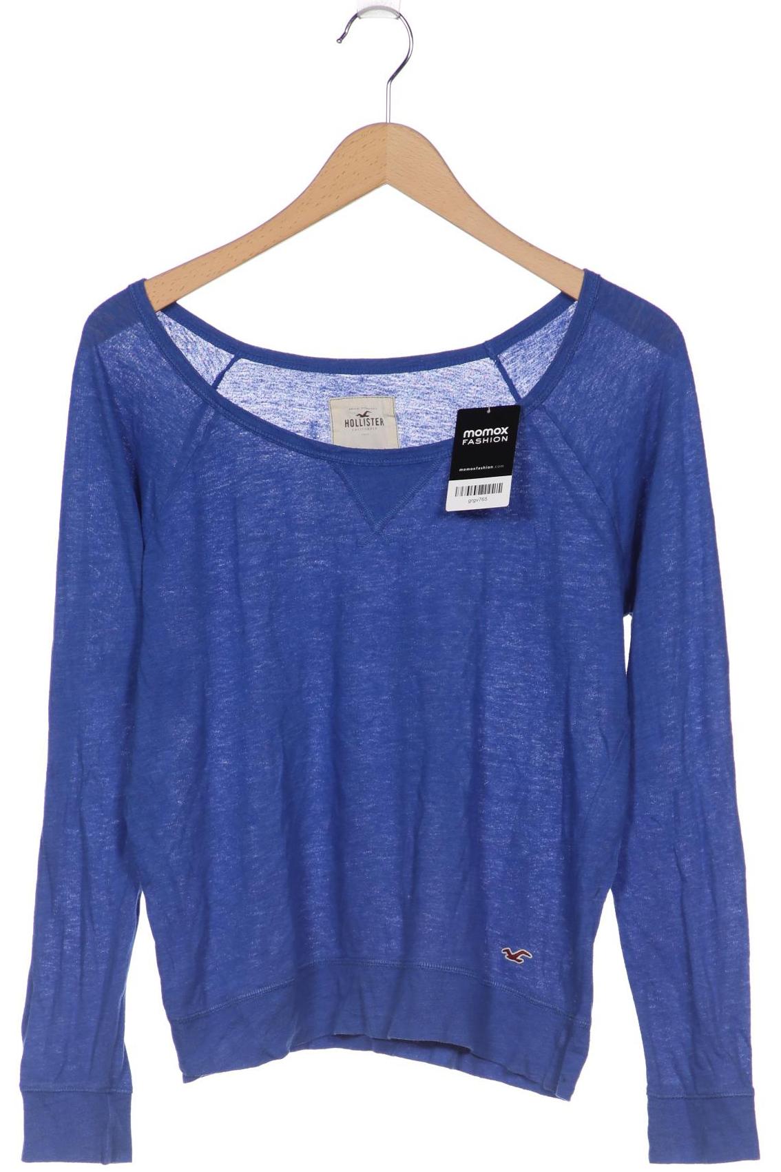 

Hollister Damen Langarmshirt, blau, Gr. 38