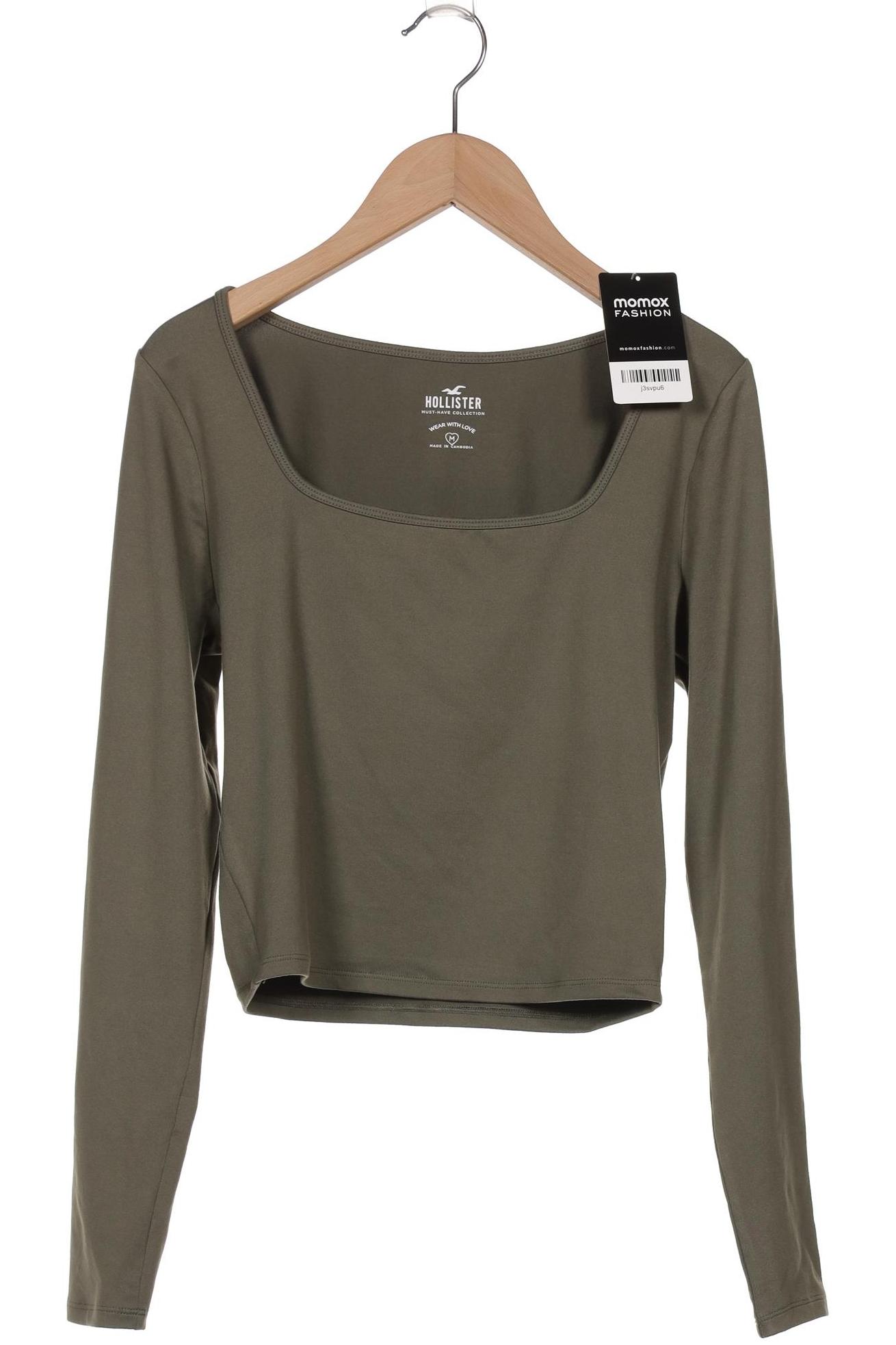 

Hollister Damen Langarmshirt, grün, Gr. 38