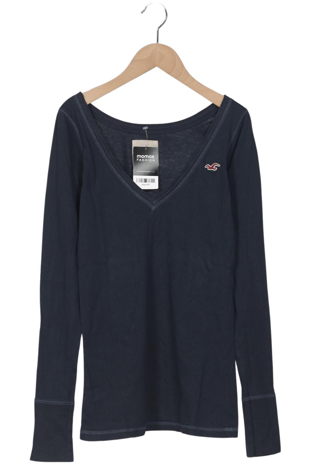

Hollister Damen Langarmshirt, marineblau, Gr. 38