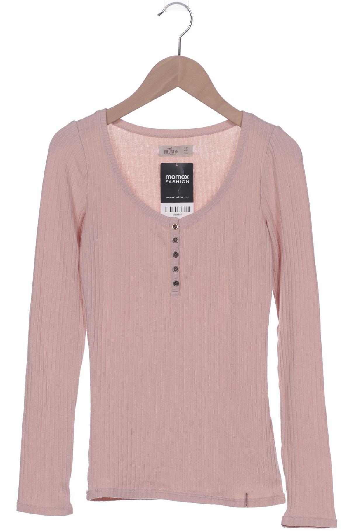 

Hollister Damen Langarmshirt, pink, Gr. 34