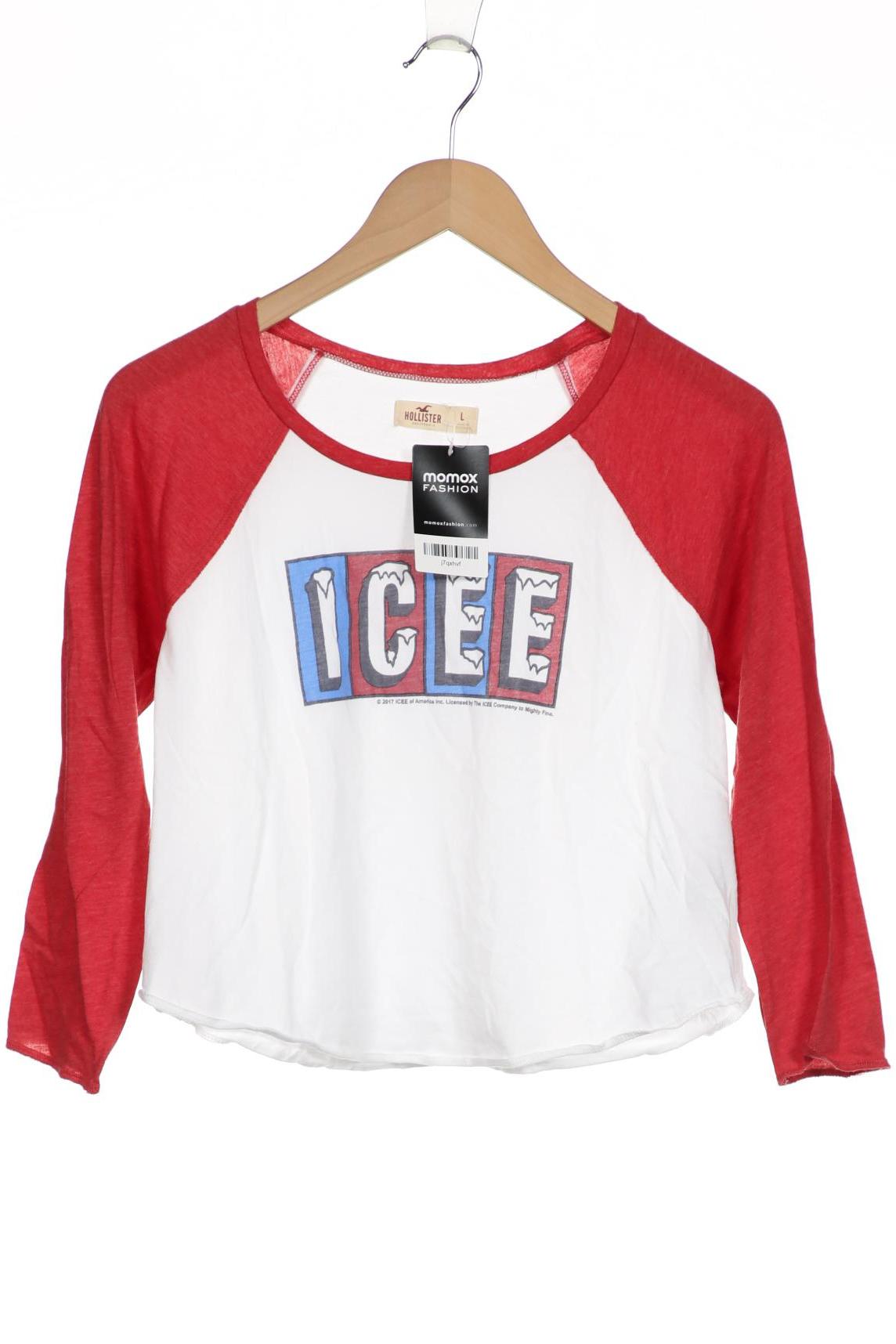 

Hollister Damen Langarmshirt, weiß