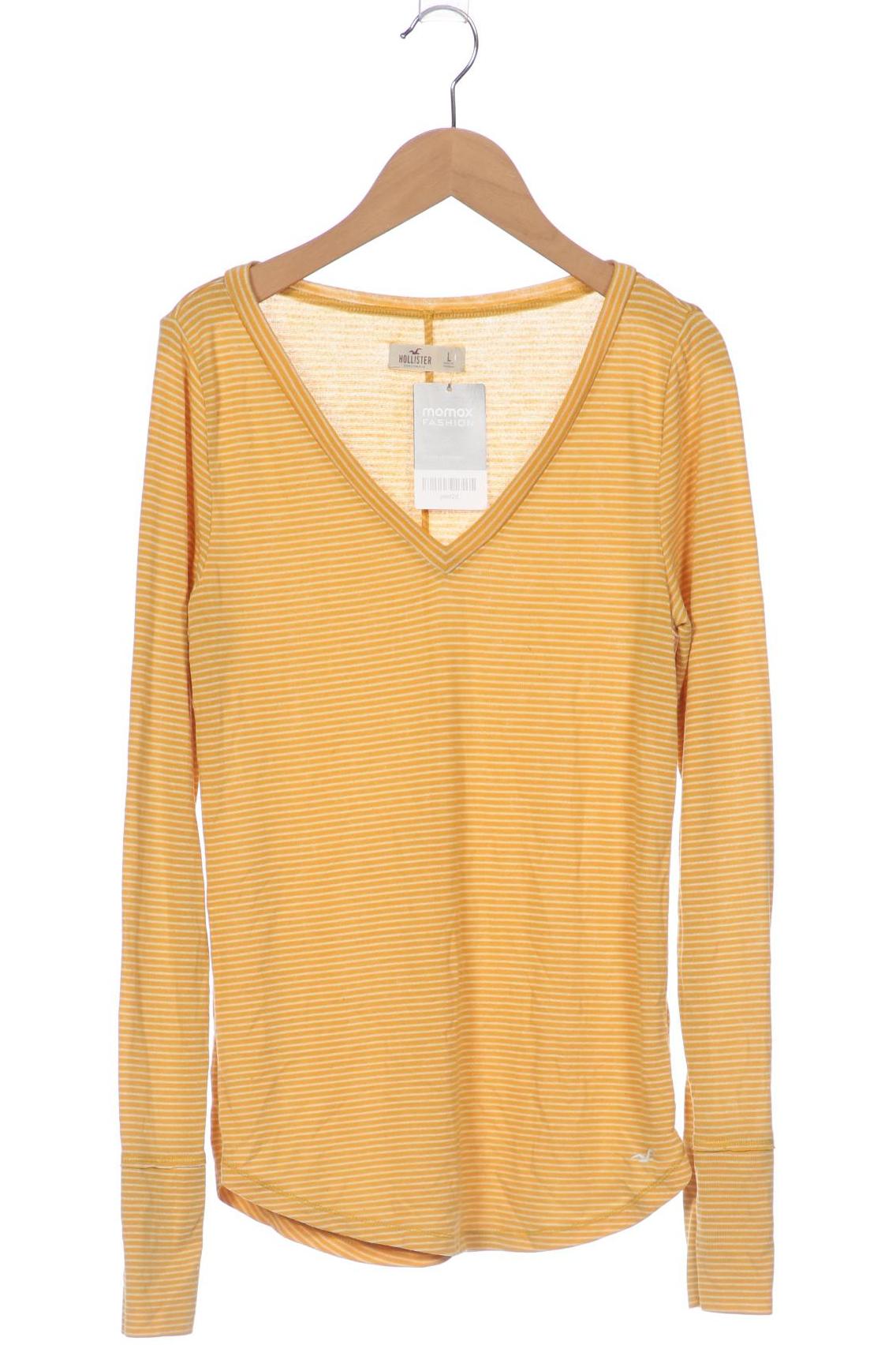 

Hollister Damen Langarmshirt, orange, Gr. 42