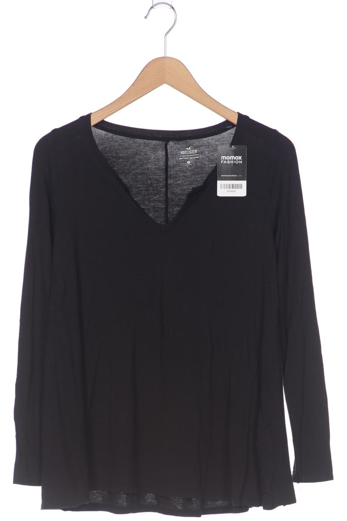 

Hollister Damen Langarmshirt, schwarz, Gr. 38
