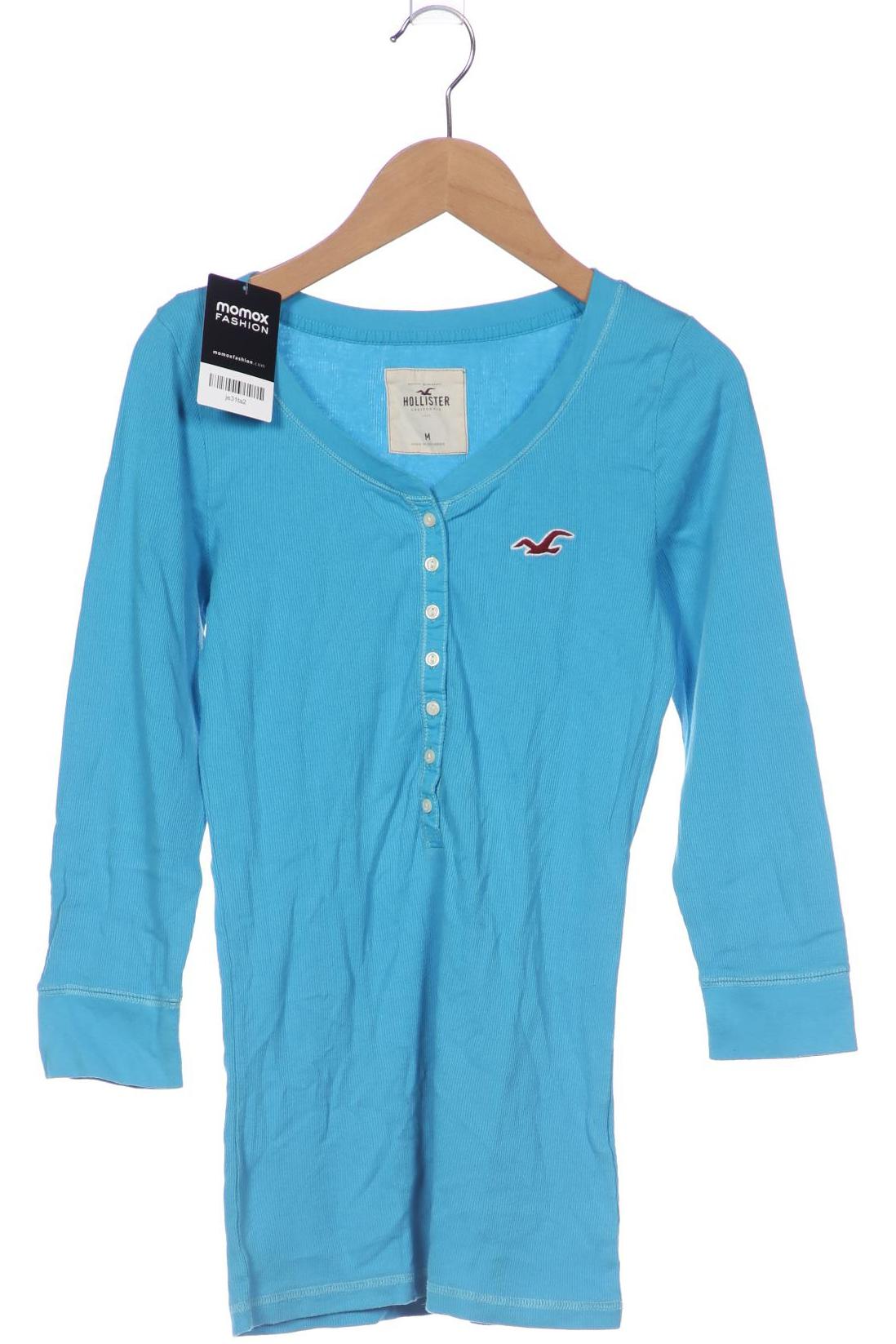 

Hollister Damen Langarmshirt, blau, Gr. 38