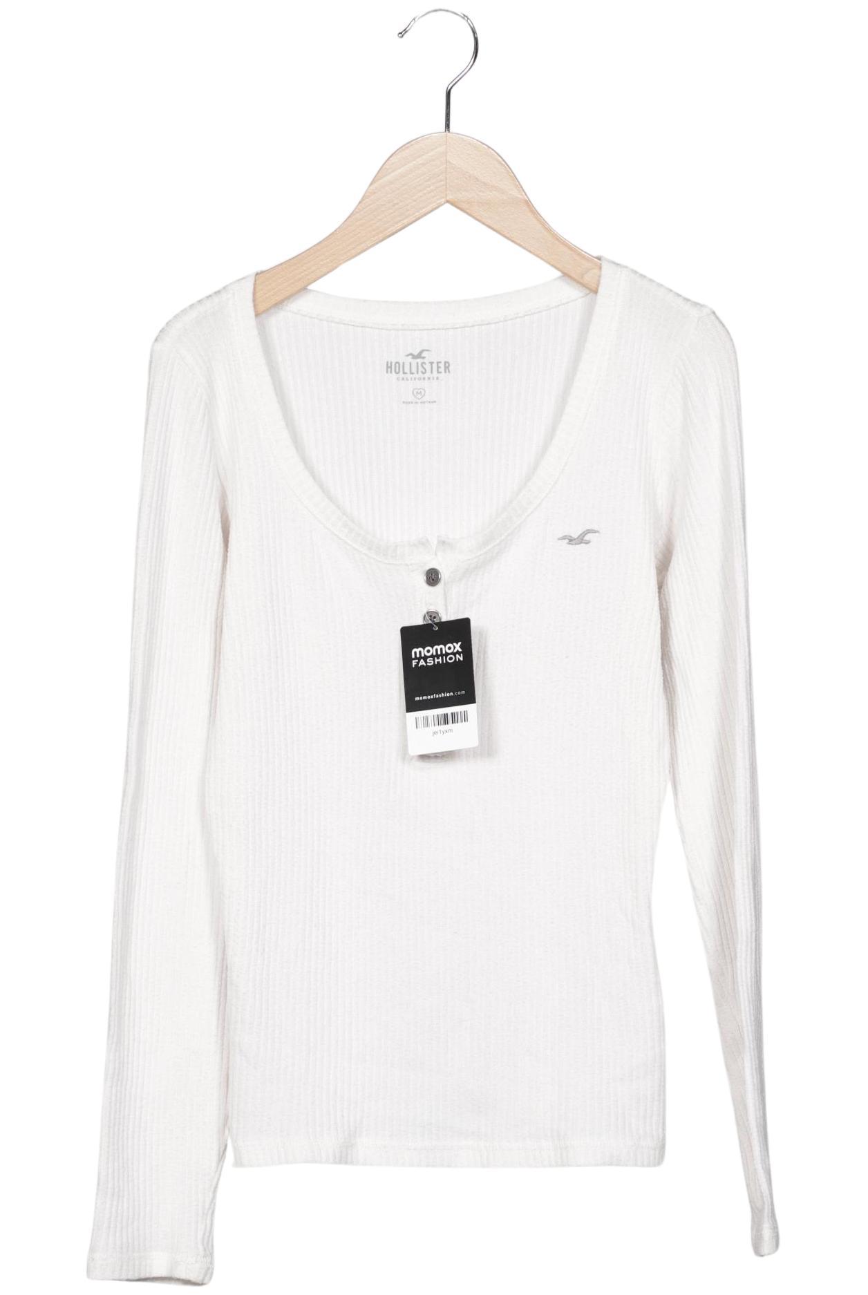 

Hollister Damen Langarmshirt, weiß, Gr. 38