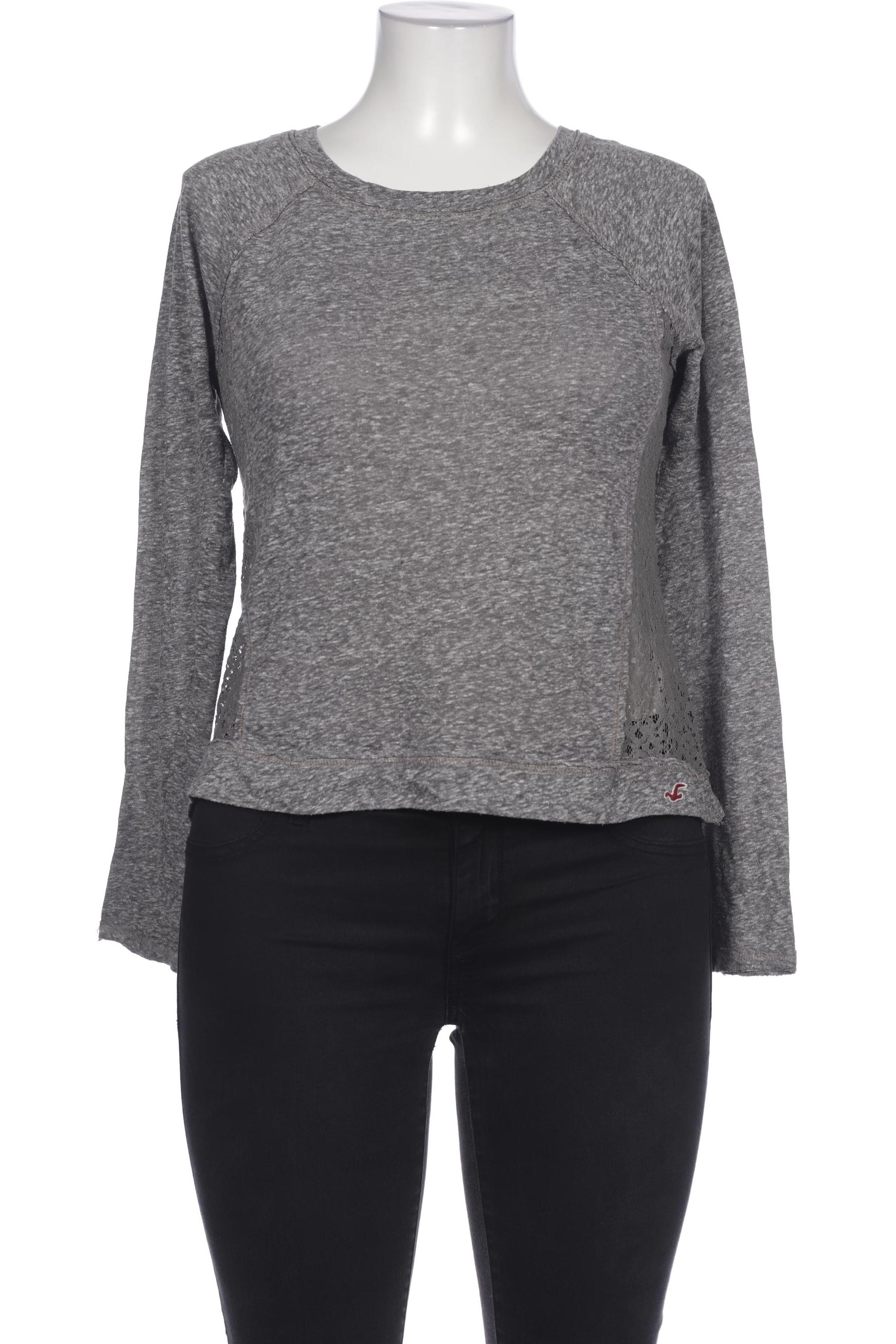 

Hollister Damen Langarmshirt, grau