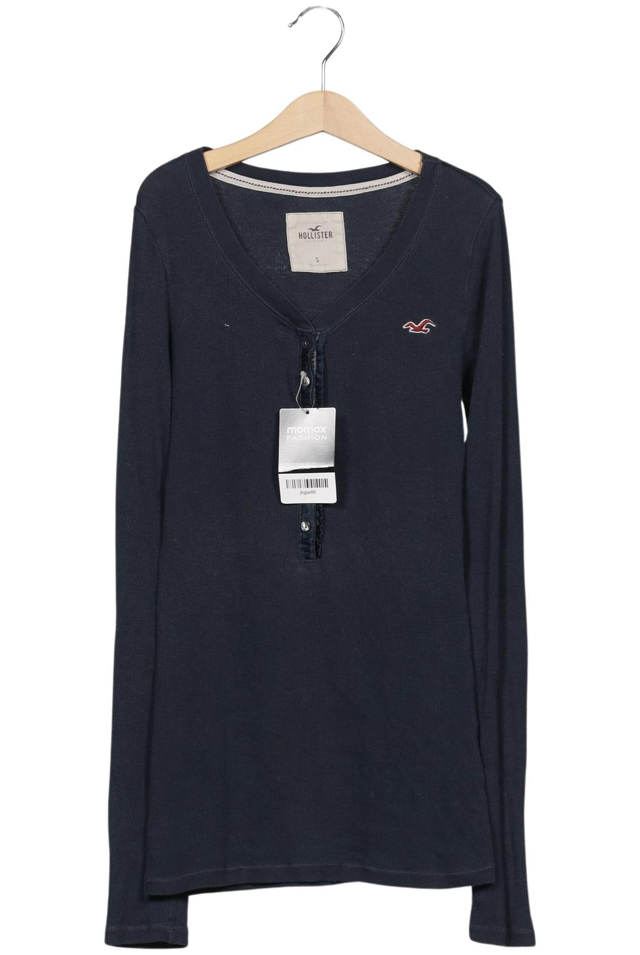 

Hollister Damen Langarmshirt, marineblau, Gr. 36