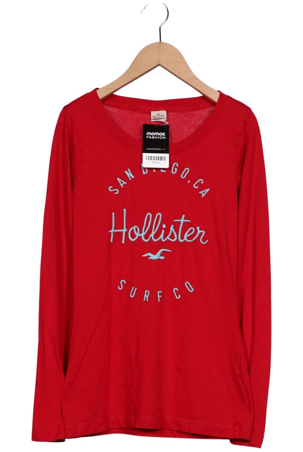 

Hollister Damen Langarmshirt, rot, Gr. 38