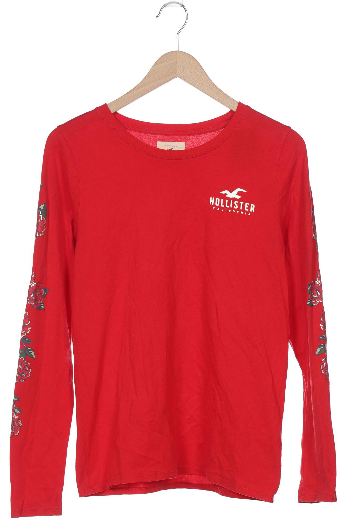 

Hollister Damen Langarmshirt, rot, Gr. 42