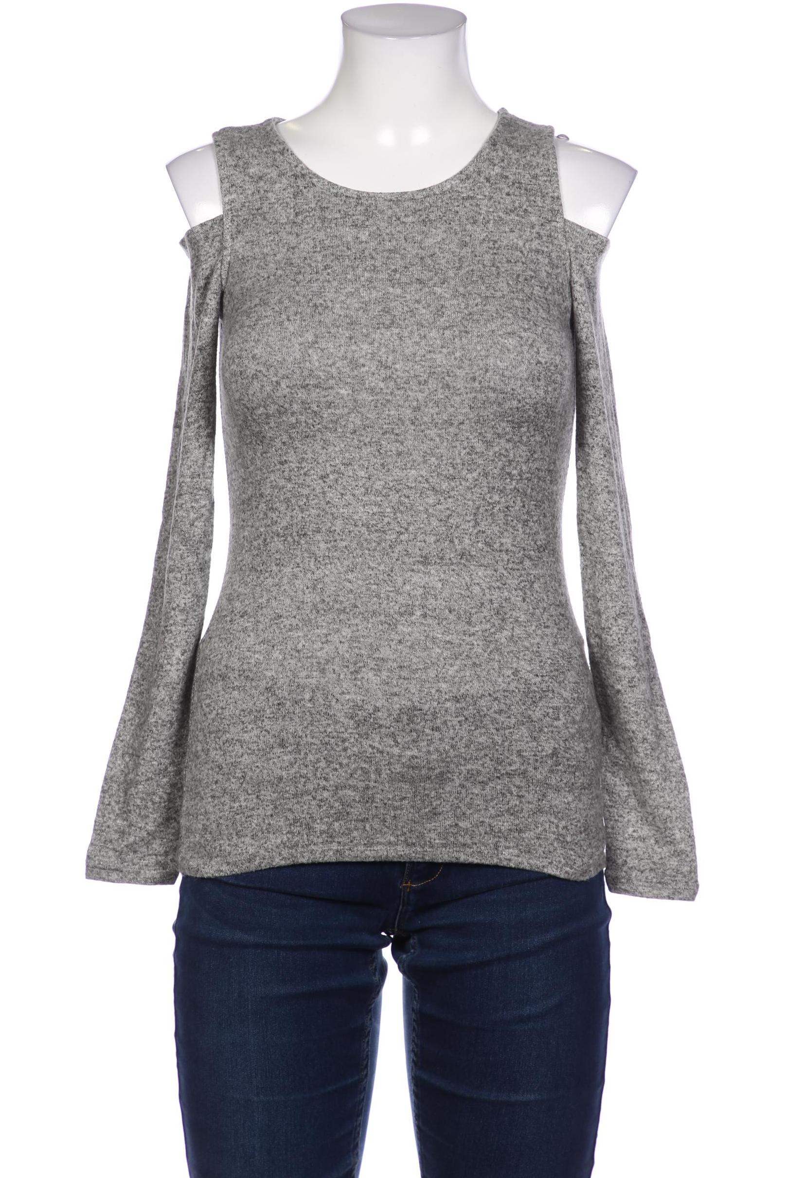 

Hollister Damen Langarmshirt, grau, Gr. 38