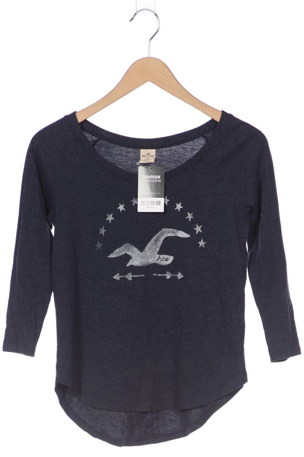 

Hollister Damen Langarmshirt, marineblau, Gr. 36