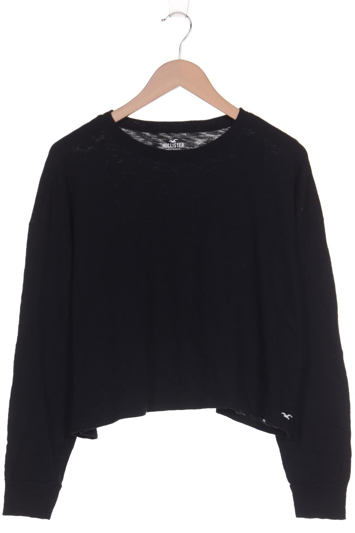 

Hollister Damen Langarmshirt, schwarz, Gr. 38