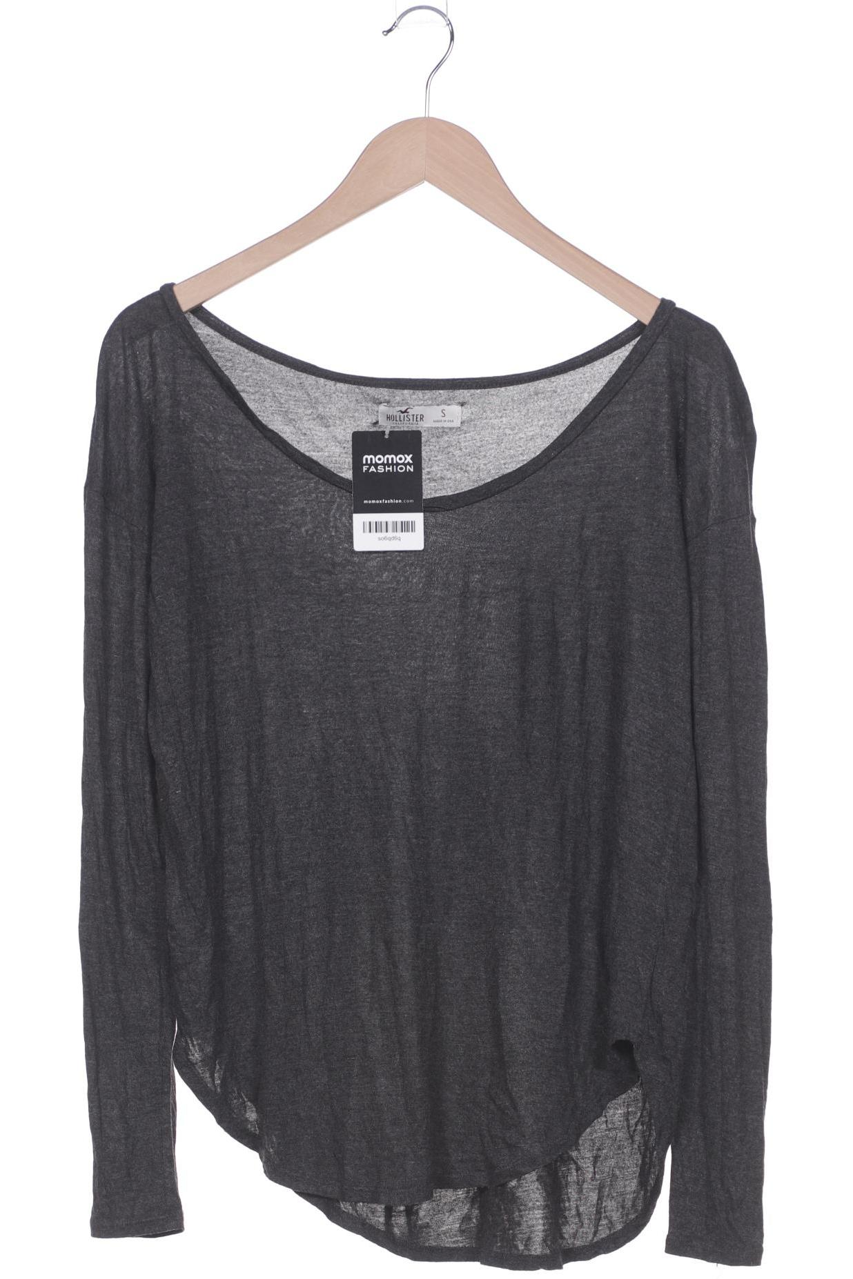 

Hollister Damen Langarmshirt, grau, Gr. 36