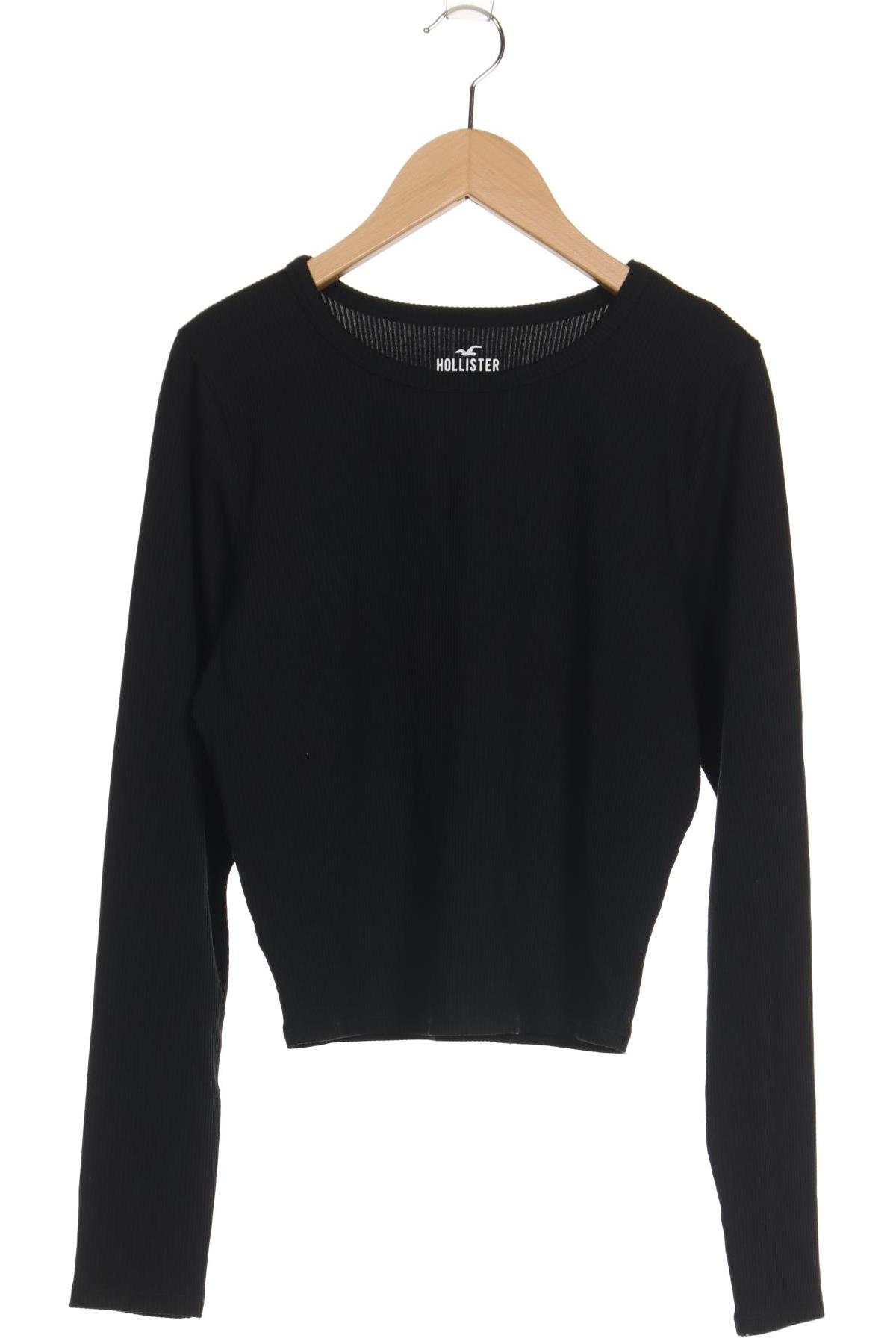 

Hollister Damen Langarmshirt, schwarz, Gr. 42