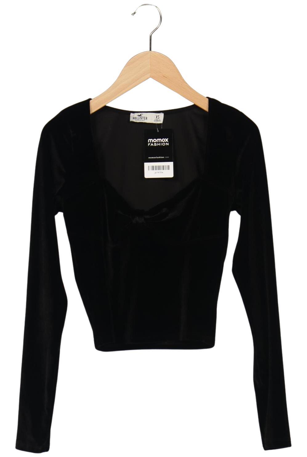 

Hollister Damen Langarmshirt, schwarz, Gr. 34