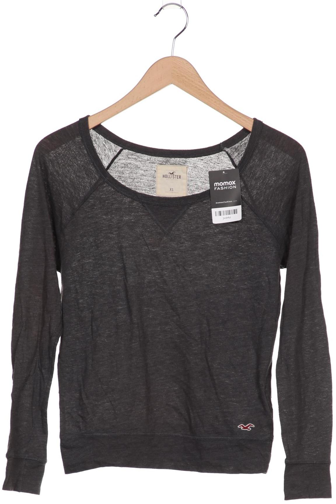 

Hollister Damen Langarmshirt, grau