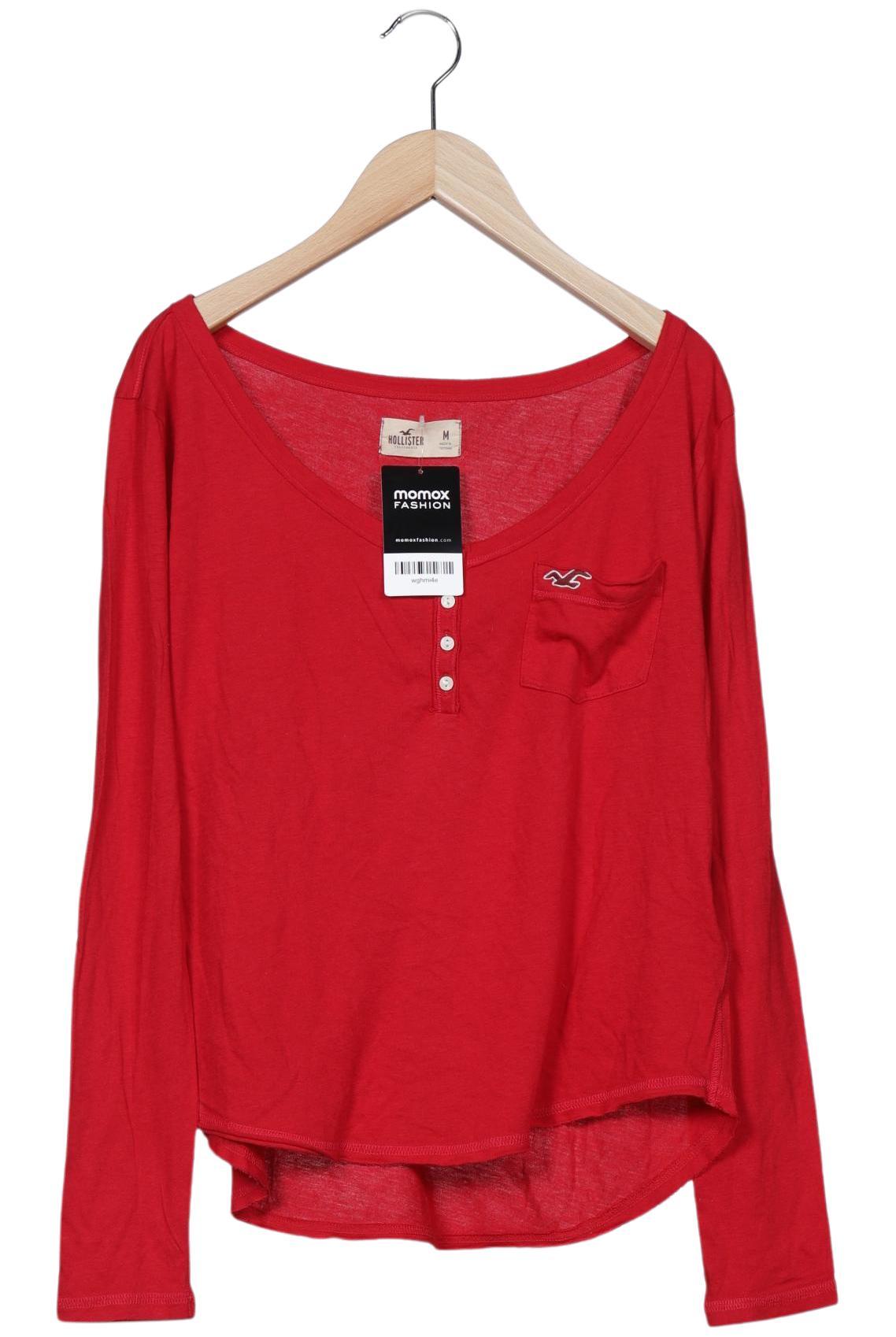 

Hollister Damen Langarmshirt, rot, Gr. 38