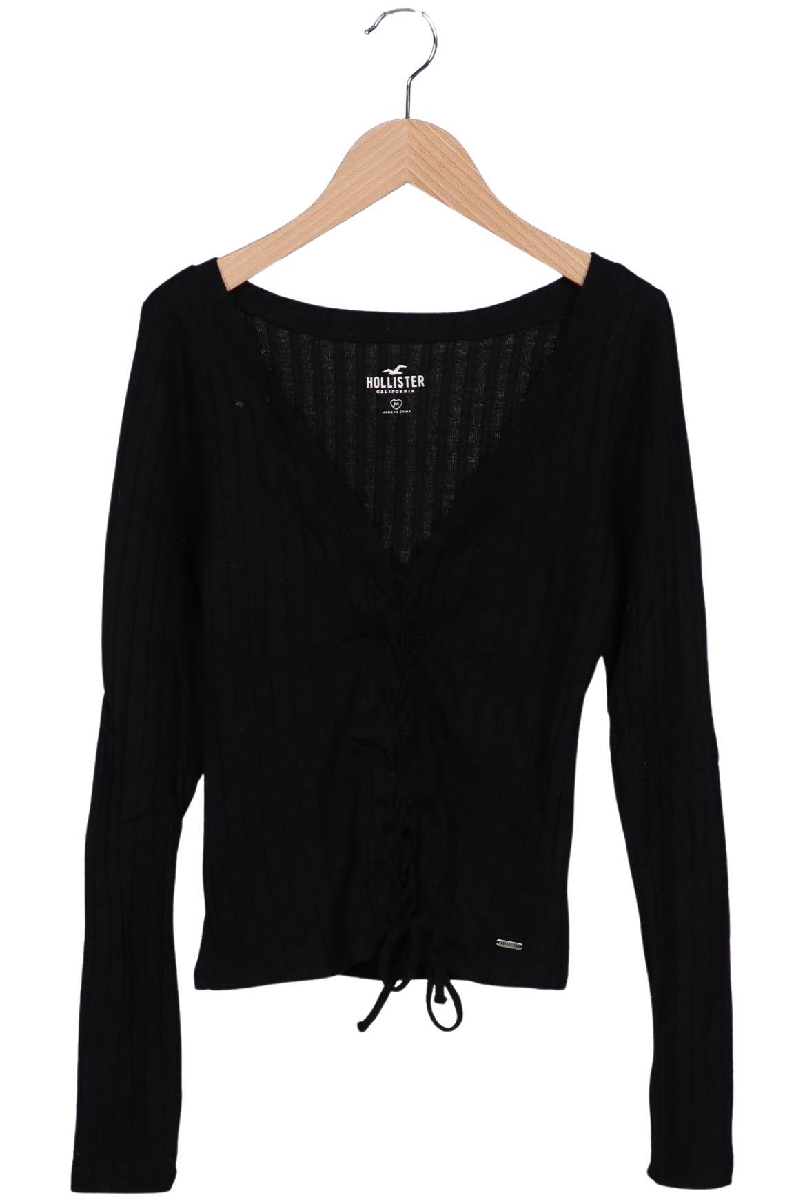 

Hollister Damen Langarmshirt, schwarz, Gr. 38