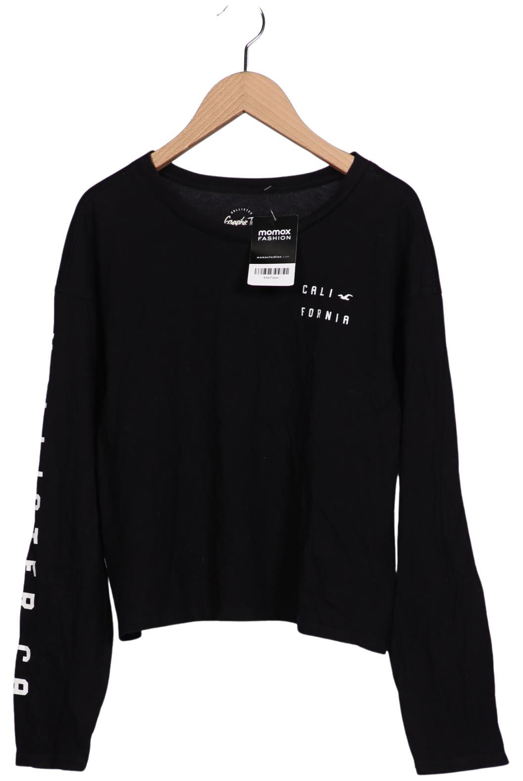 

Hollister Damen Langarmshirt, schwarz, Gr. 38