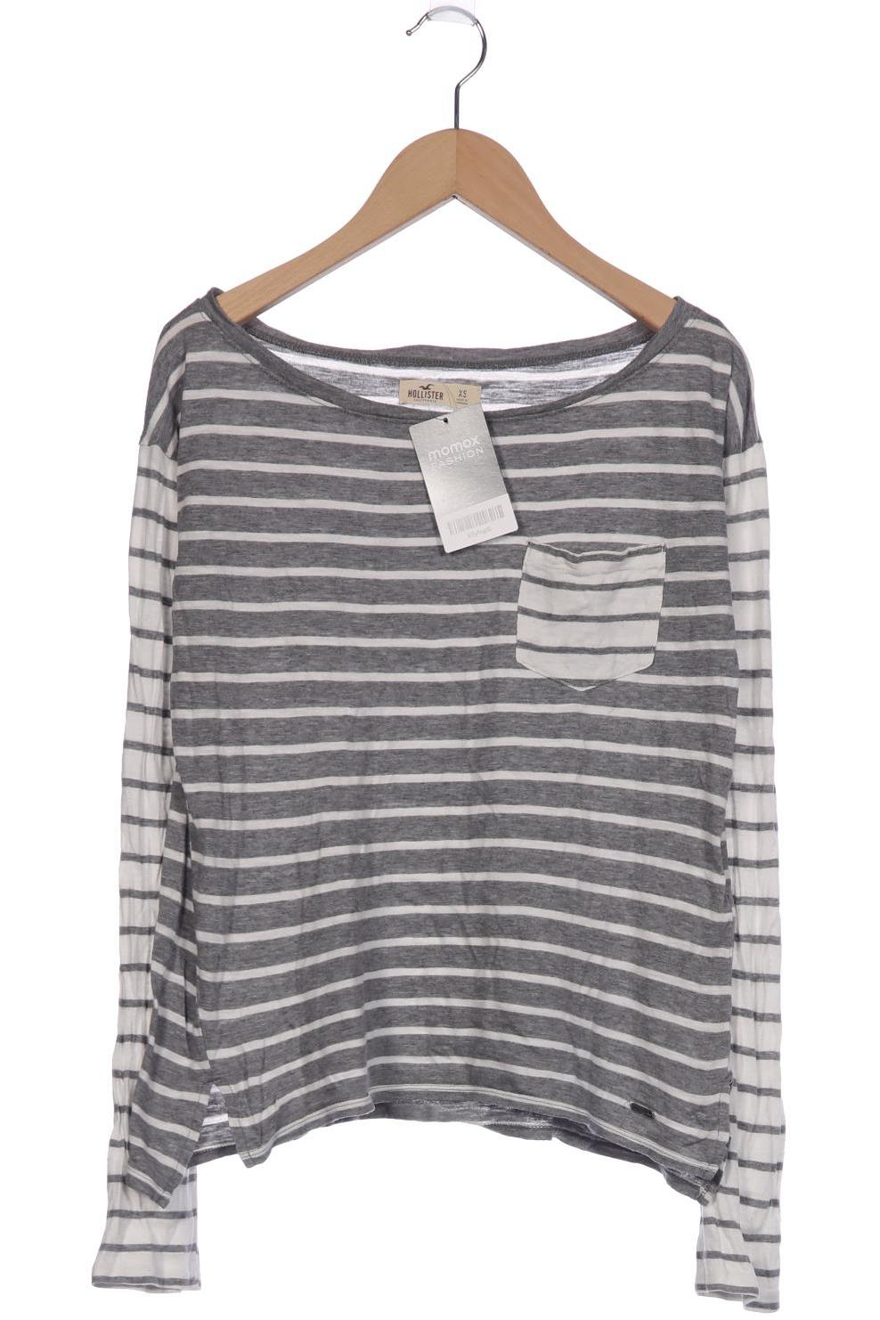 

Hollister Damen Langarmshirt, grau