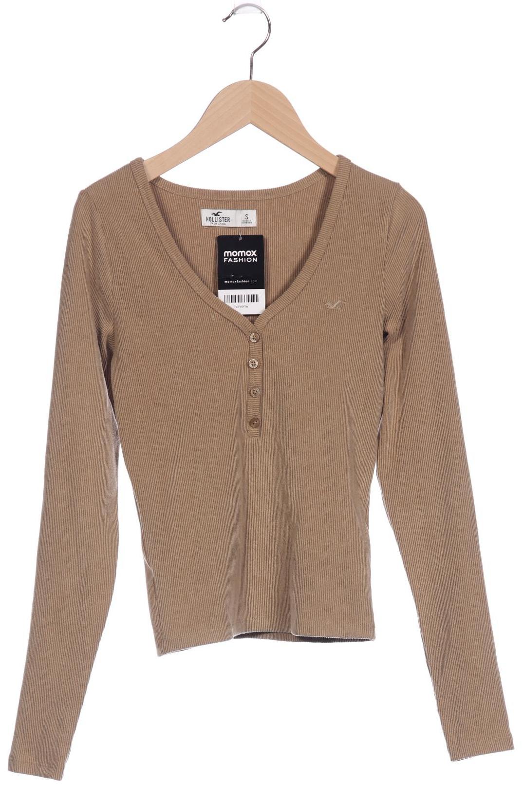 

Hollister Damen Langarmshirt, beige, Gr. 36