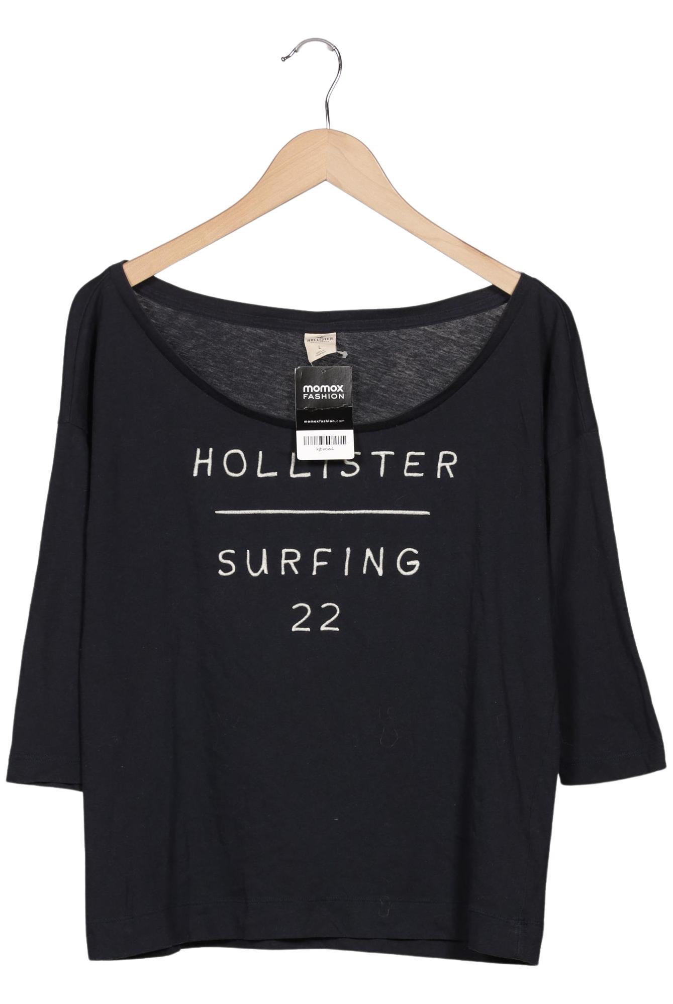 

Hollister Damen Langarmshirt, marineblau, Gr. 42