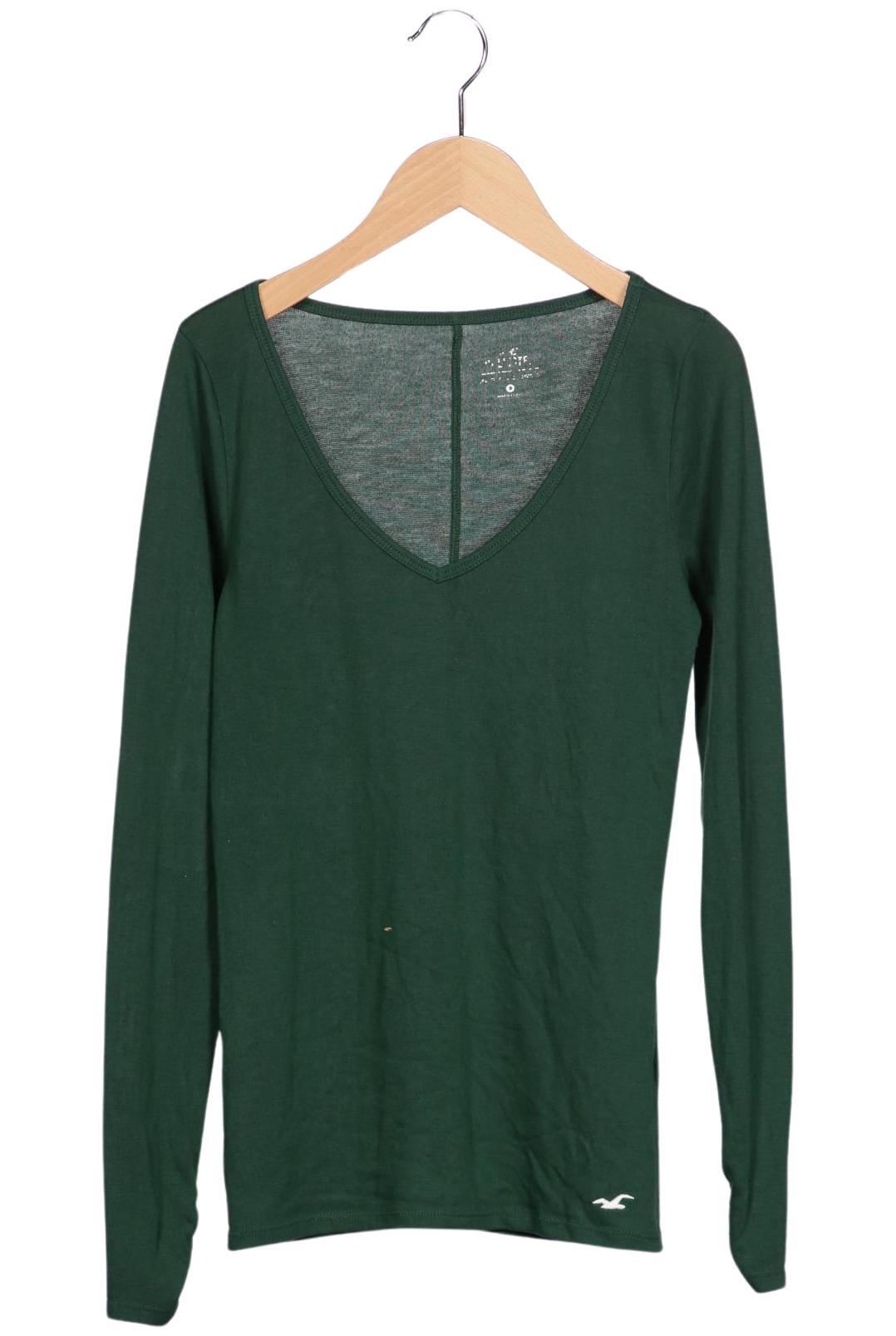 

Hollister Damen Langarmshirt, grün, Gr. 36