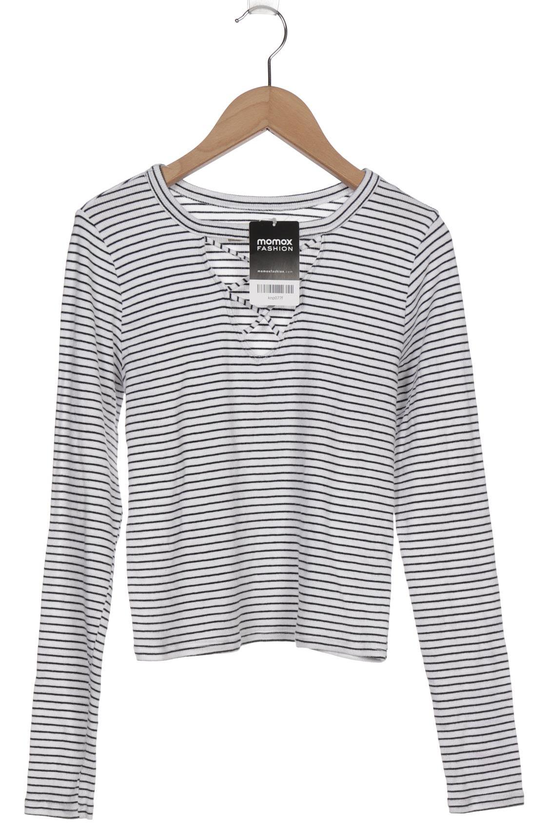 

Hollister Damen Langarmshirt, weiß, Gr. 38