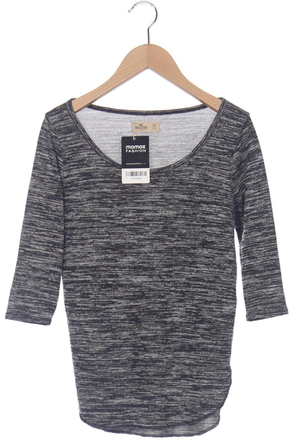 

Hollister Damen Langarmshirt, grau, Gr. 34