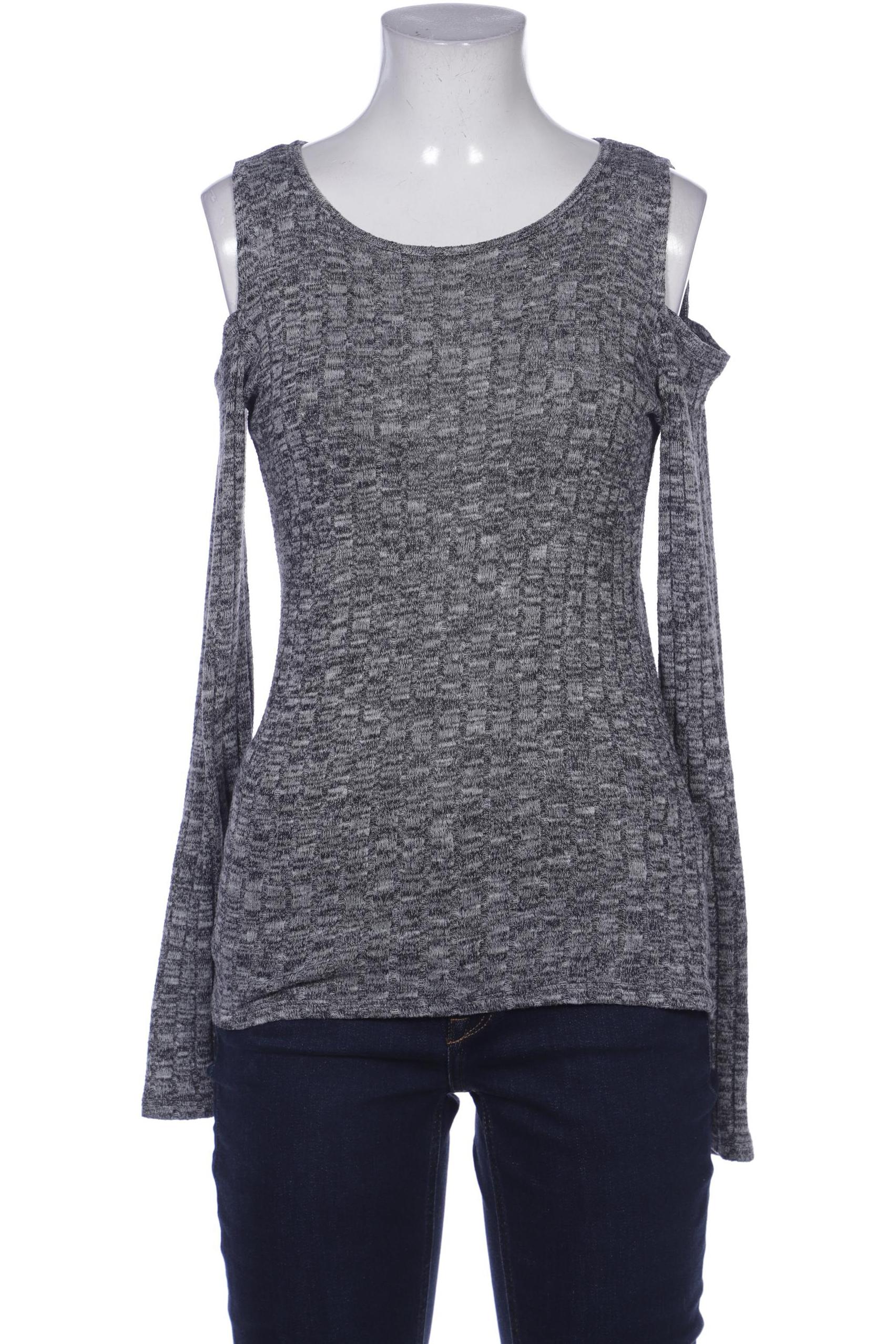 

Hollister Damen Langarmshirt, grau, Gr. 38