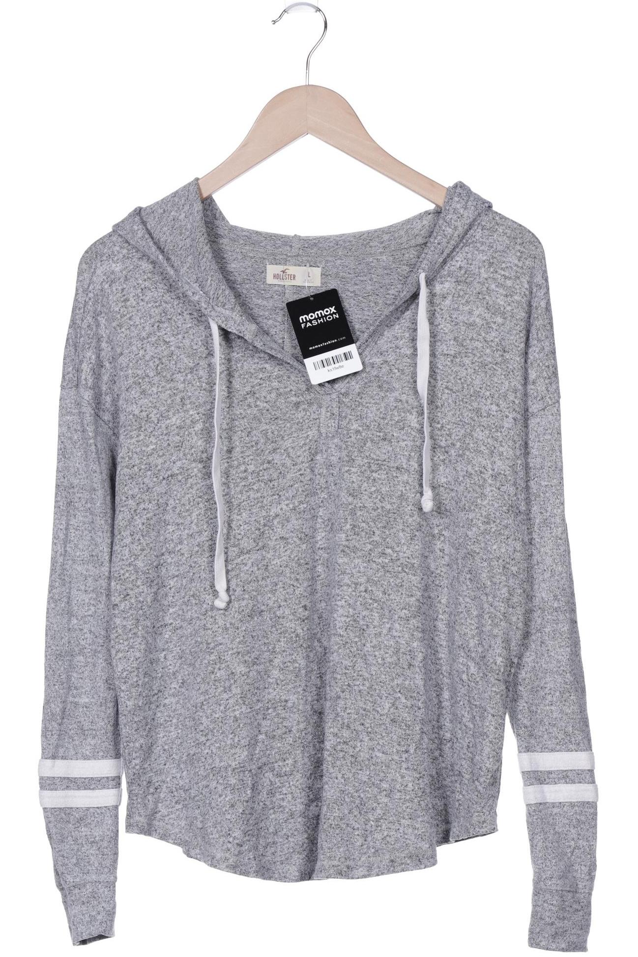 

Hollister Damen Langarmshirt, grau, Gr. 42