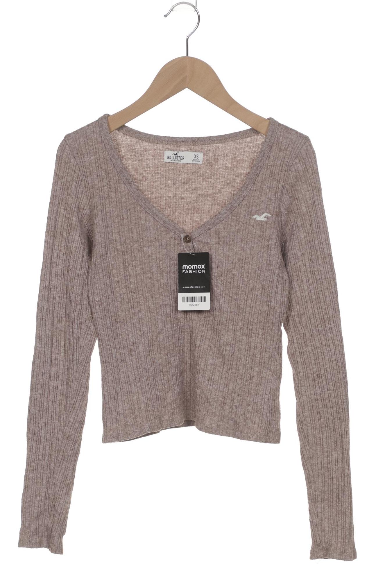 

Hollister Damen Langarmshirt, beige, Gr. 34