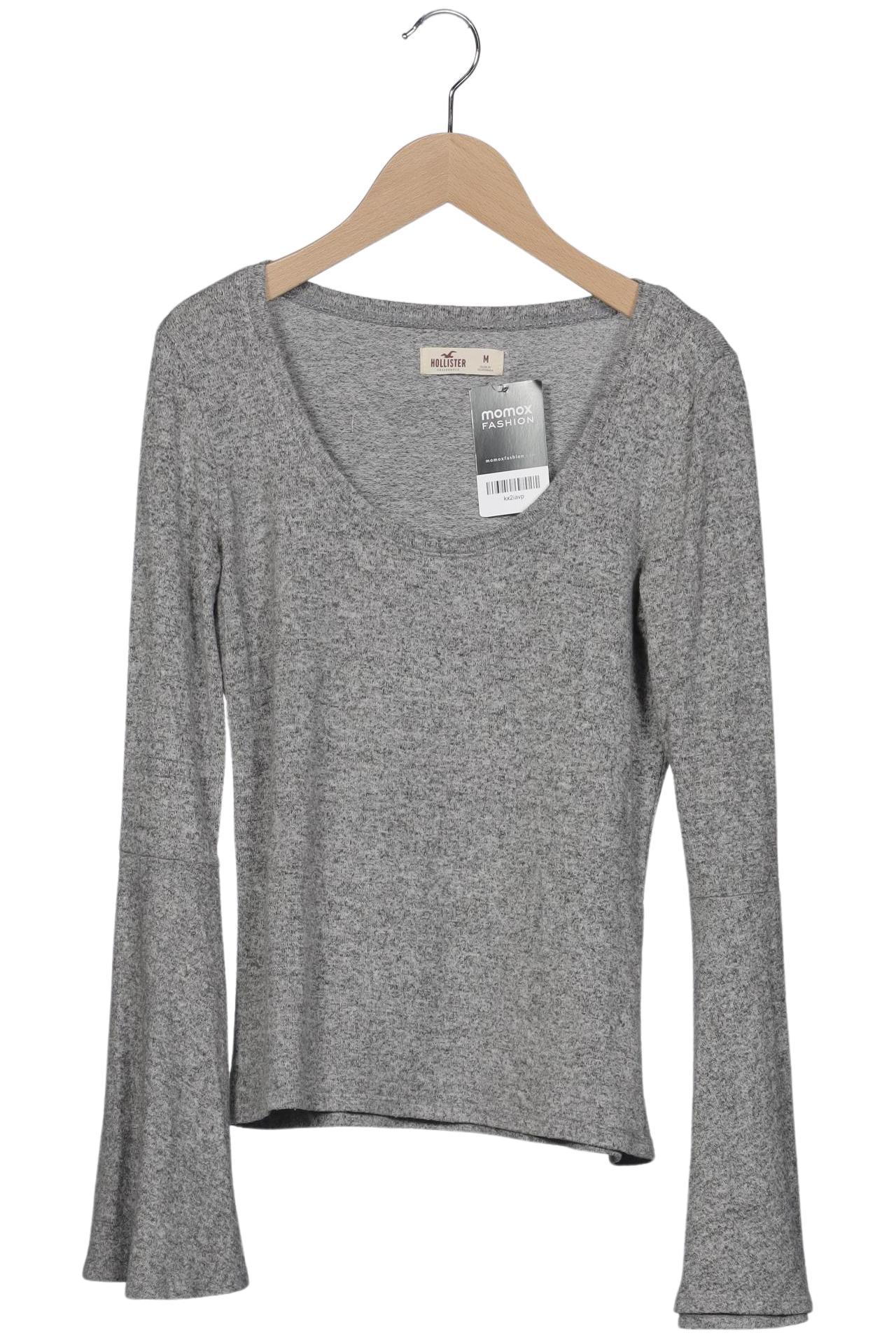 

Hollister Damen Langarmshirt, grau, Gr. 38