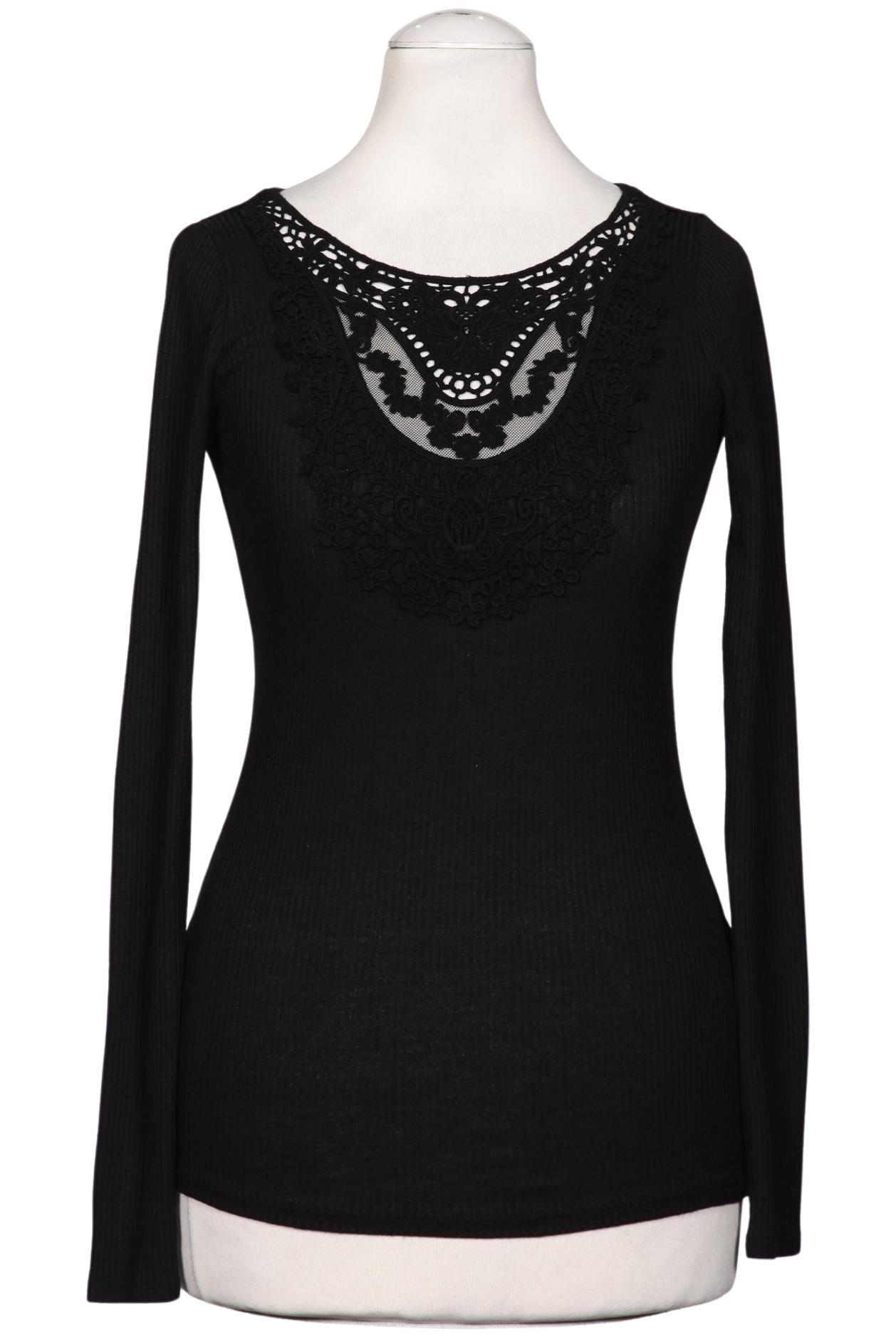 

Hollister Damen Langarmshirt, schwarz, Gr. 34