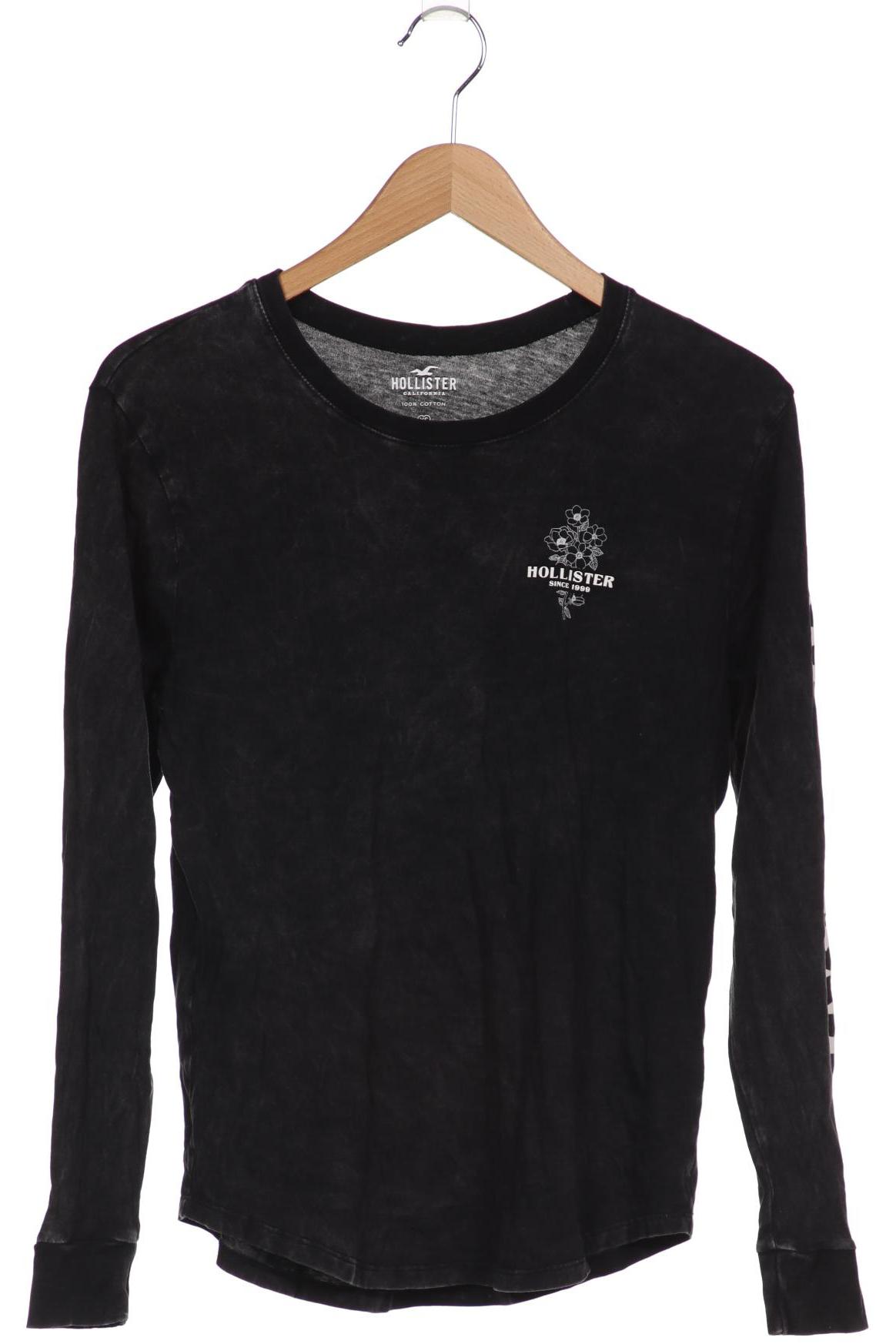 

Hollister Damen Langarmshirt, schwarz, Gr. 34