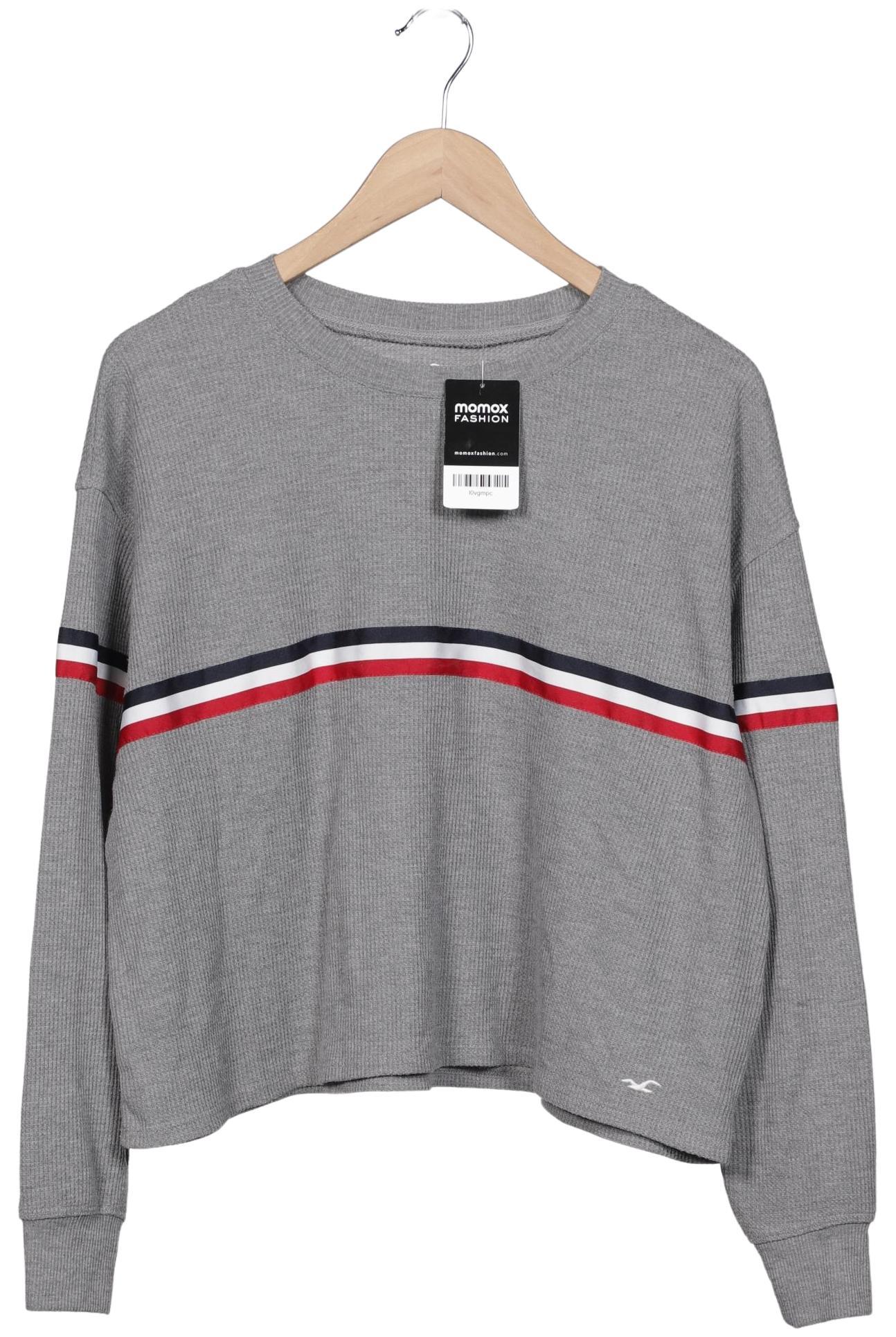 

Hollister Damen Langarmshirt, grau, Gr. 38