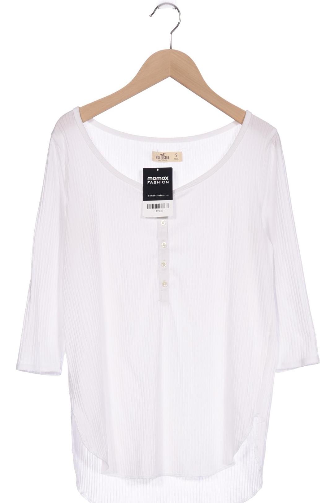 

Hollister Damen Langarmshirt, weiß, Gr. 36