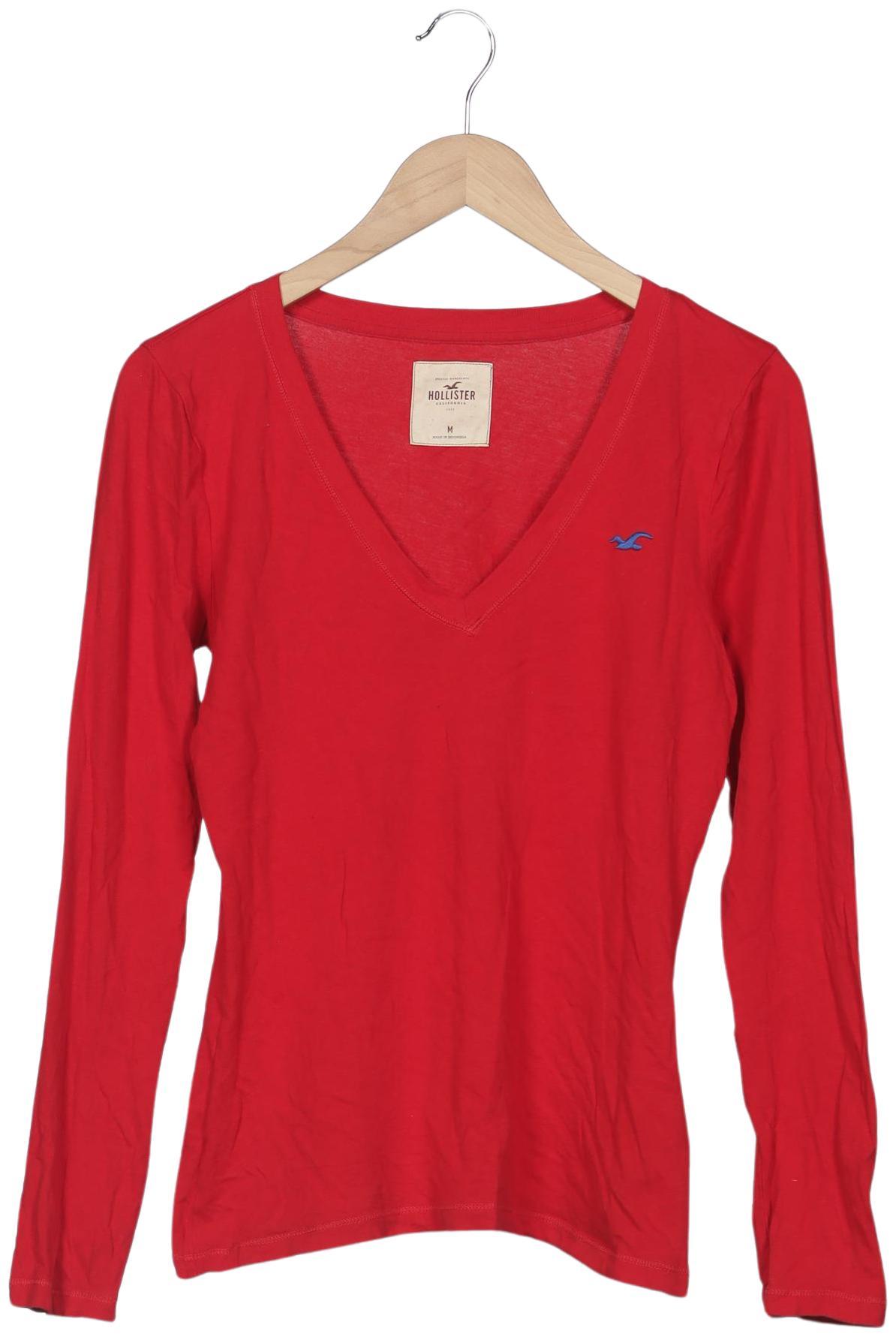

Hollister Damen Langarmshirt, rot, Gr. 38