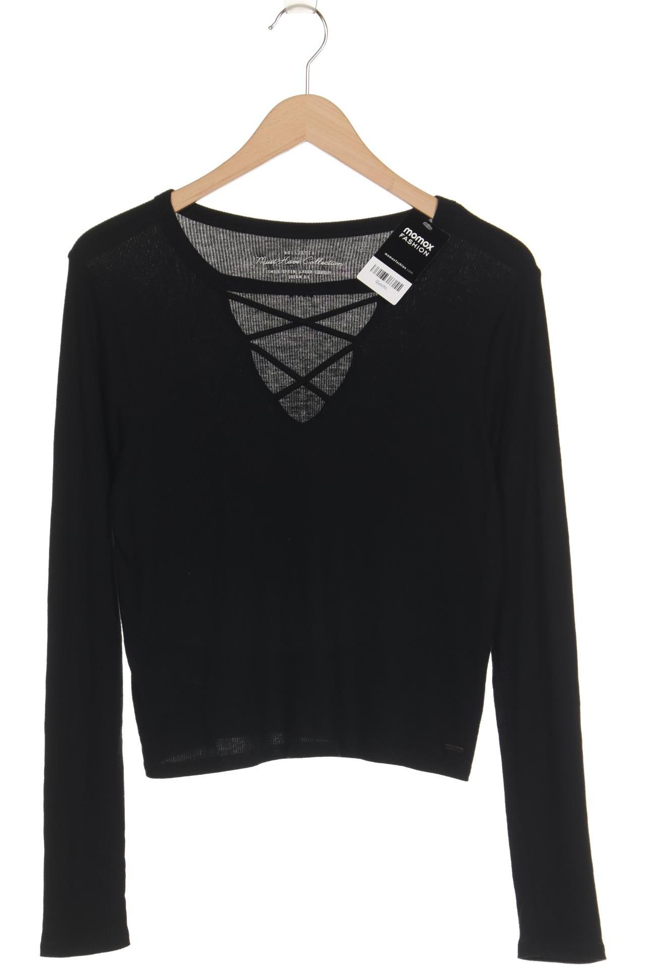 

Hollister Damen Langarmshirt, schwarz, Gr. 42