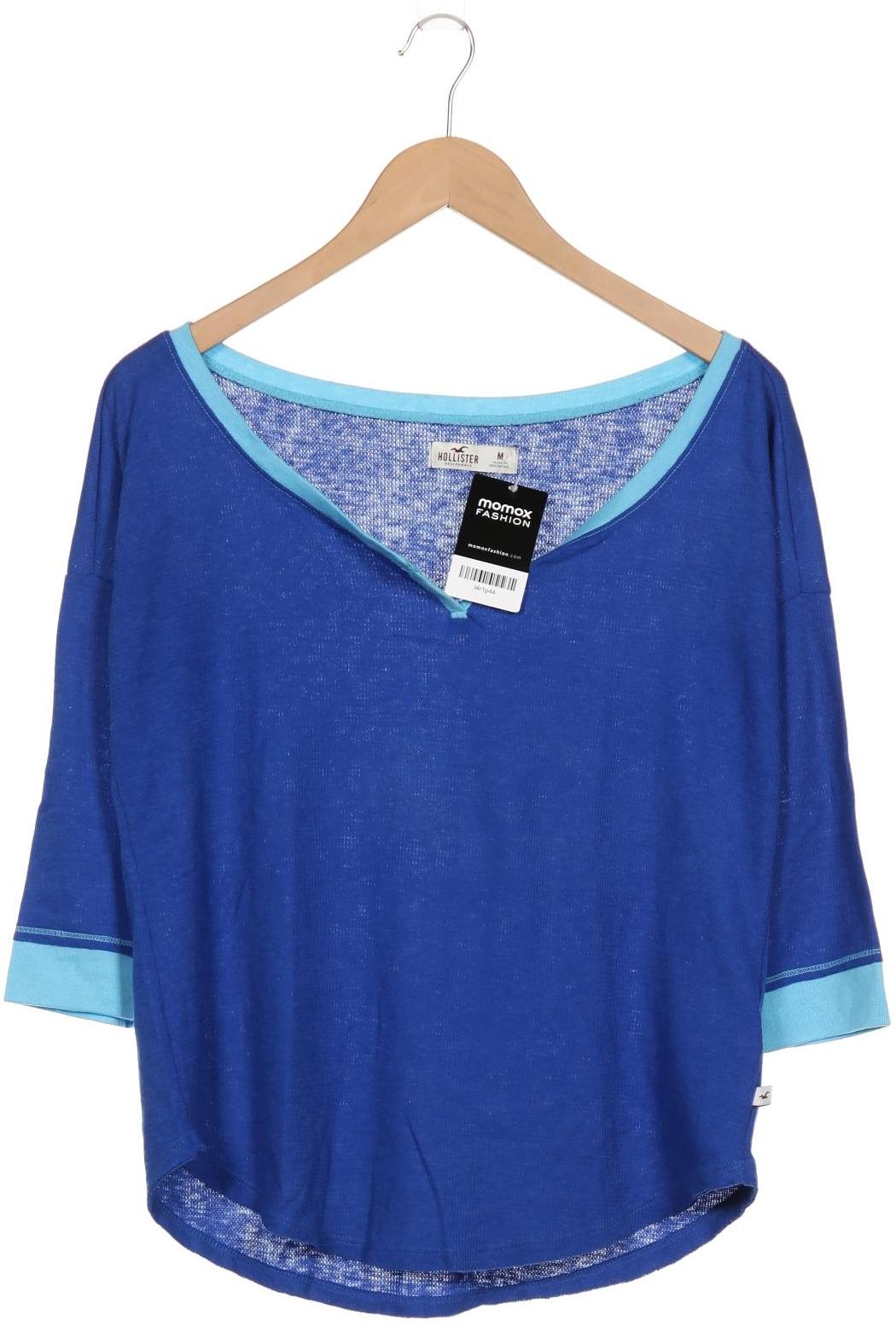 

Hollister Damen Langarmshirt, blau, Gr. 38