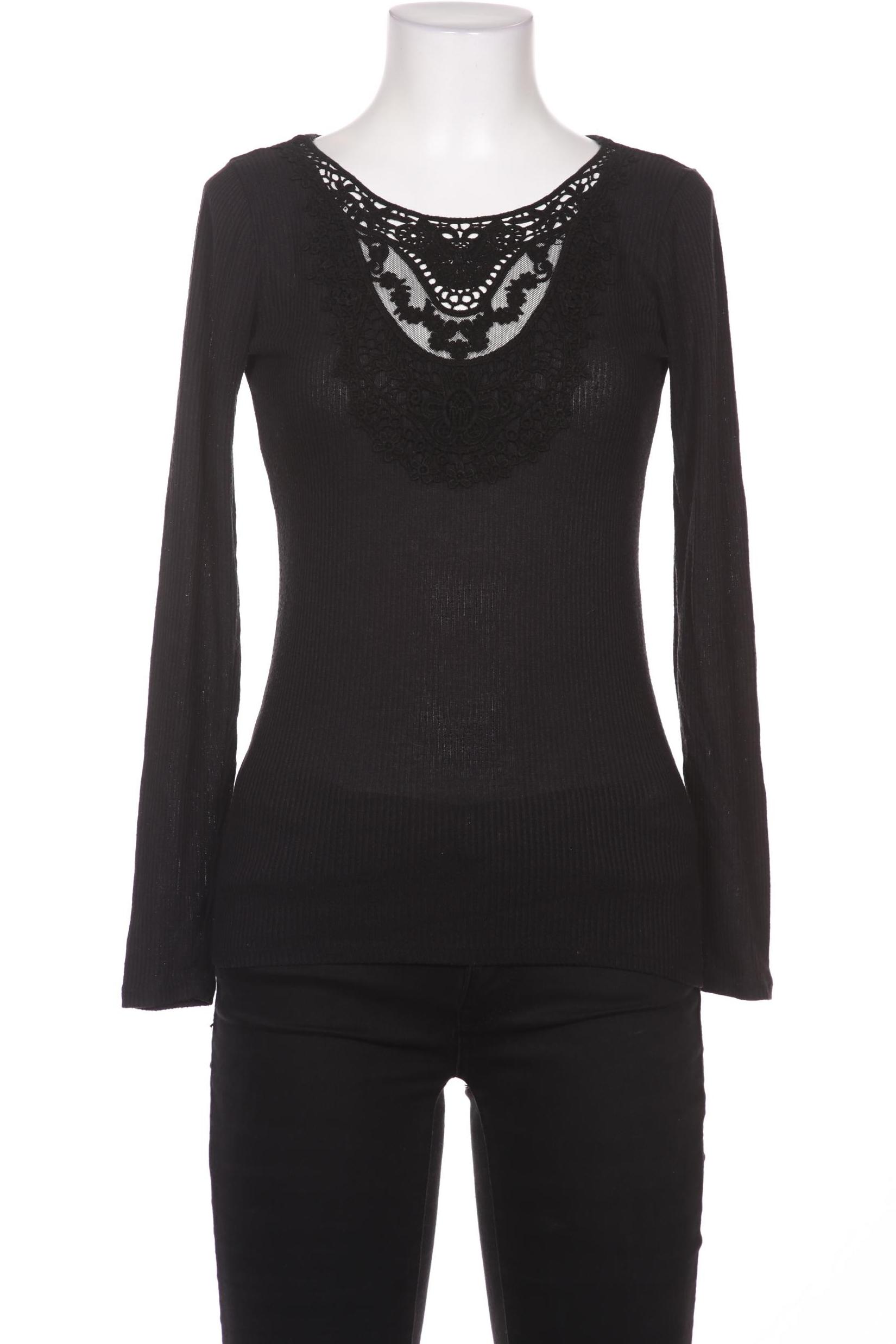 

Hollister Damen Langarmshirt, schwarz, Gr. 36