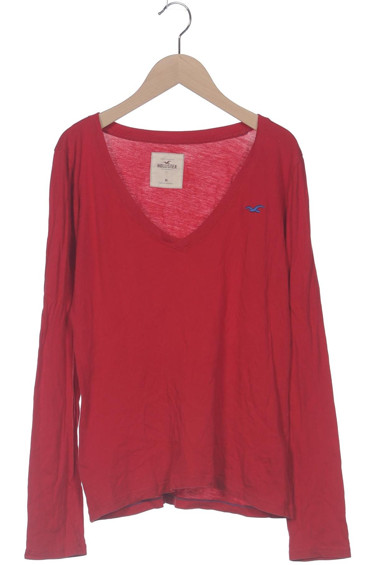 

Hollister Damen Langarmshirt, rot, Gr. 38
