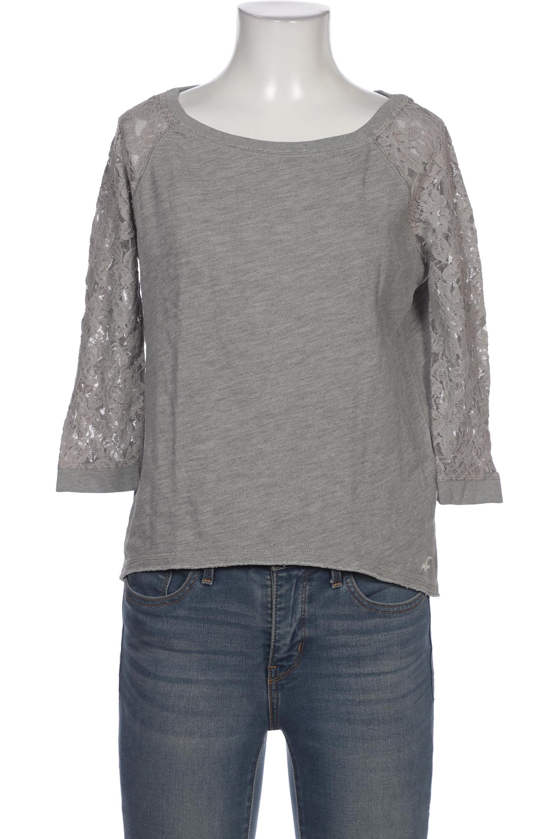 

Hollister Damen Langarmshirt, grau